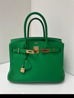 Hermes Bamboo Birkin 30 Bag