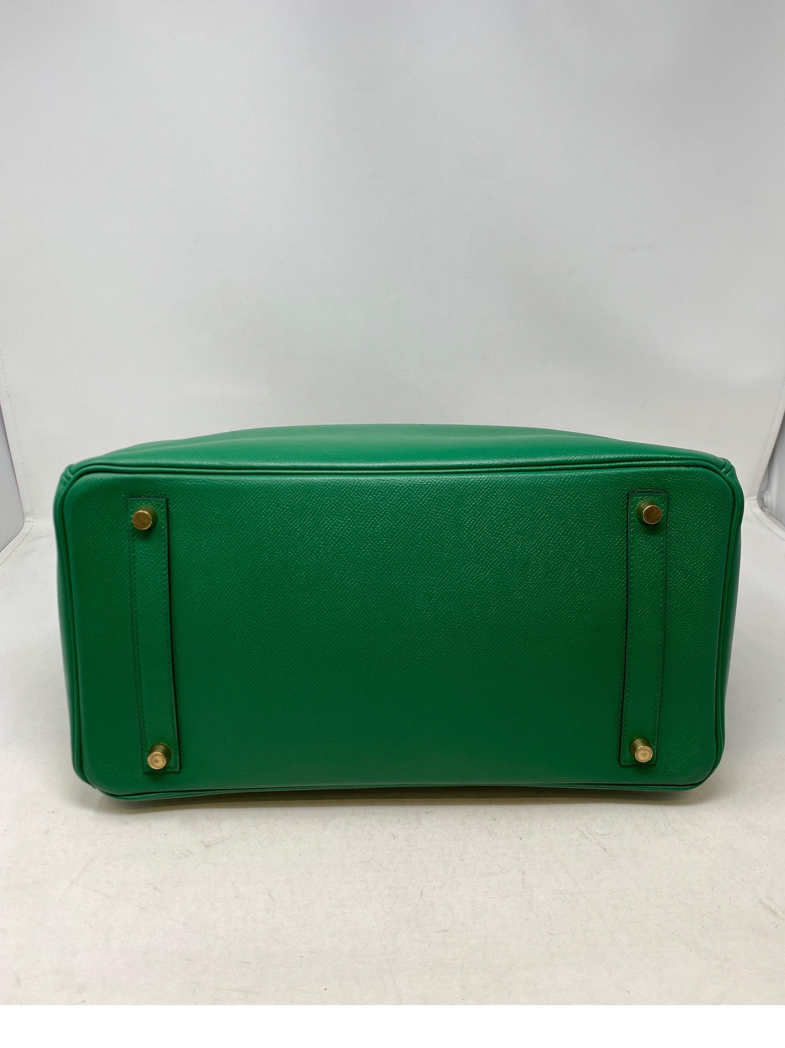 Women's or Men's Hermes Vert Green Birkin 35 Bag