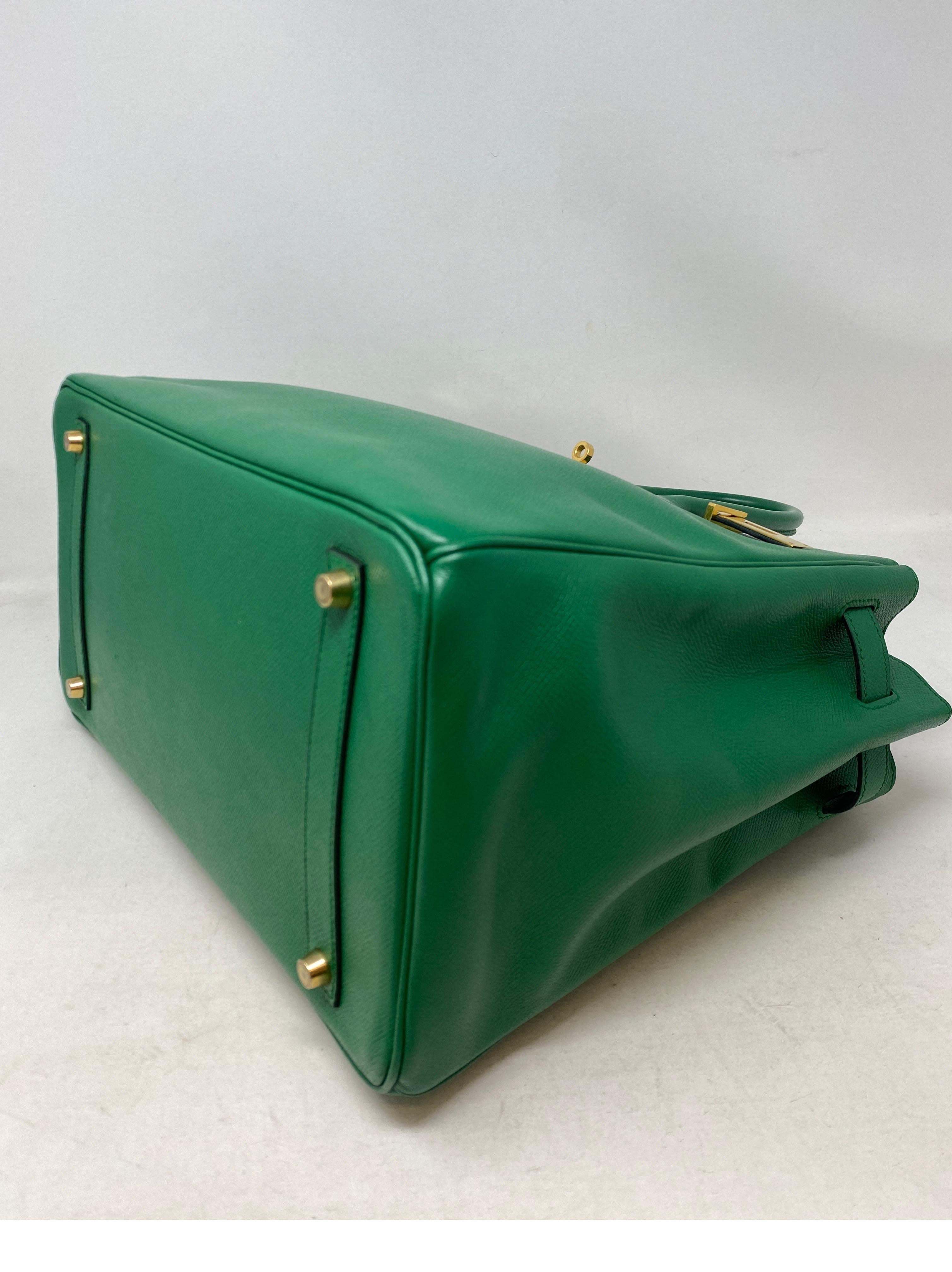 Hermes Vert Green Birkin 35 Bag 2