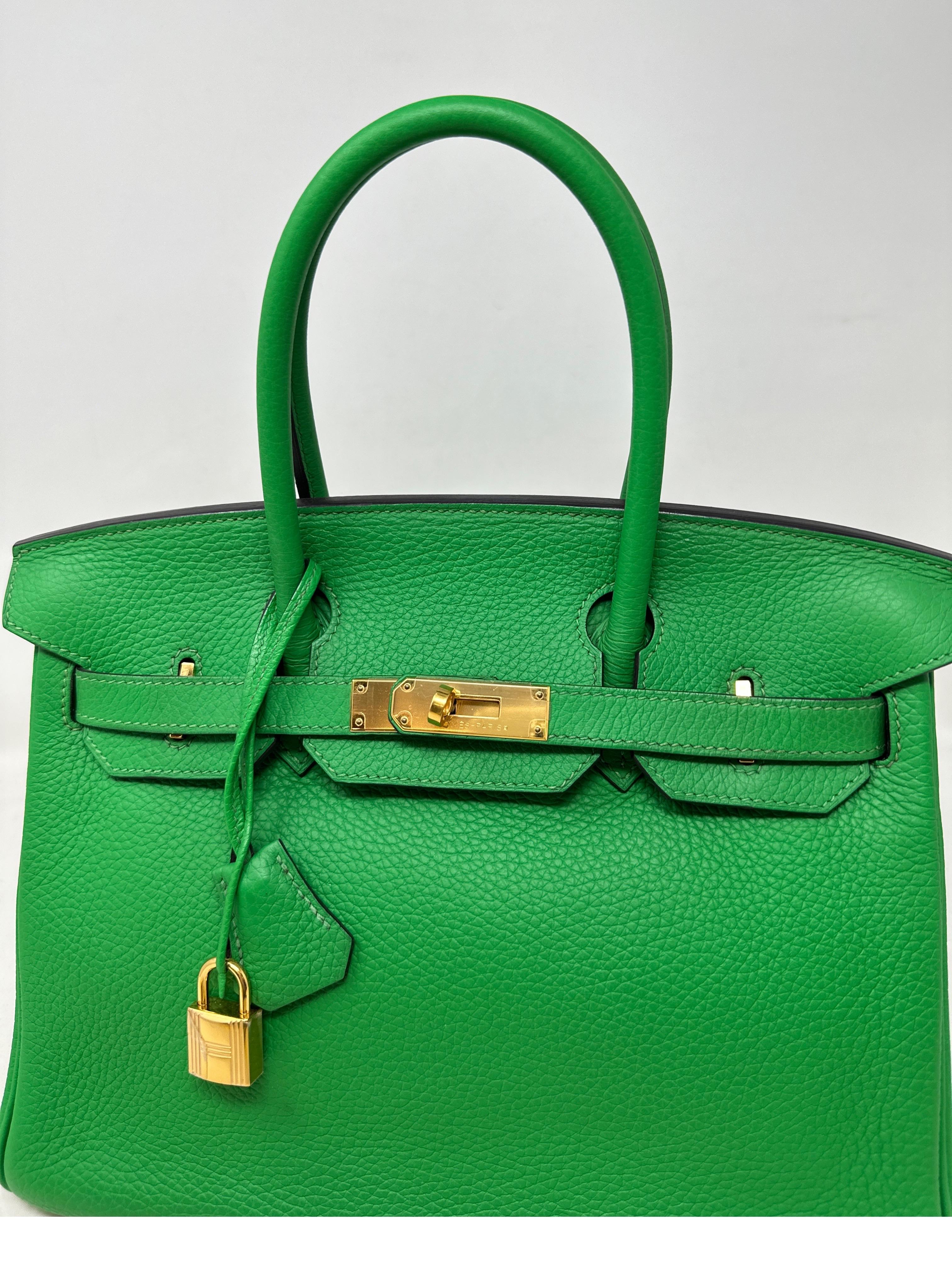 Birkin 30 Tasche aus Bambus von Hermès 1