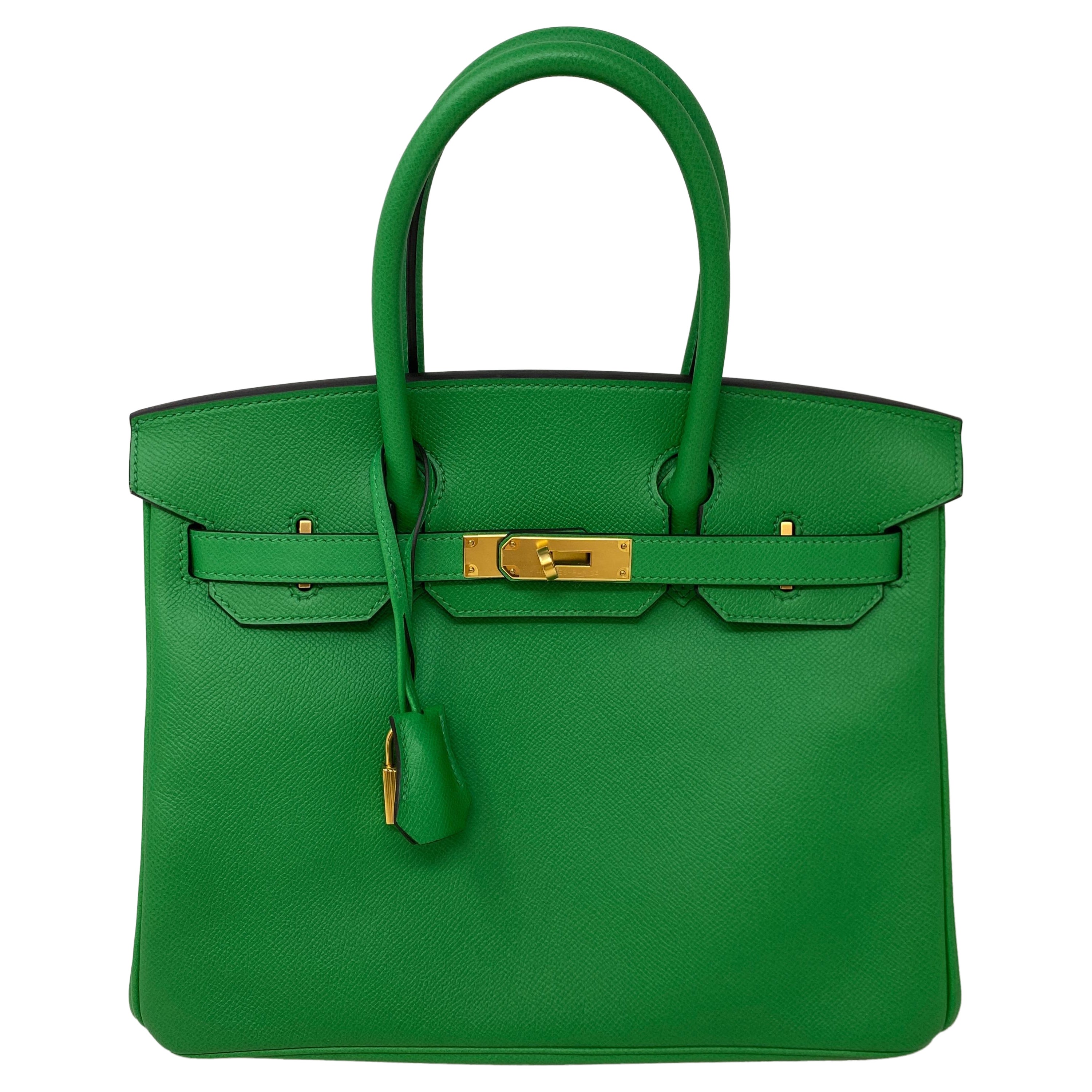 Hermes Bamboo Birkin 30 Bag