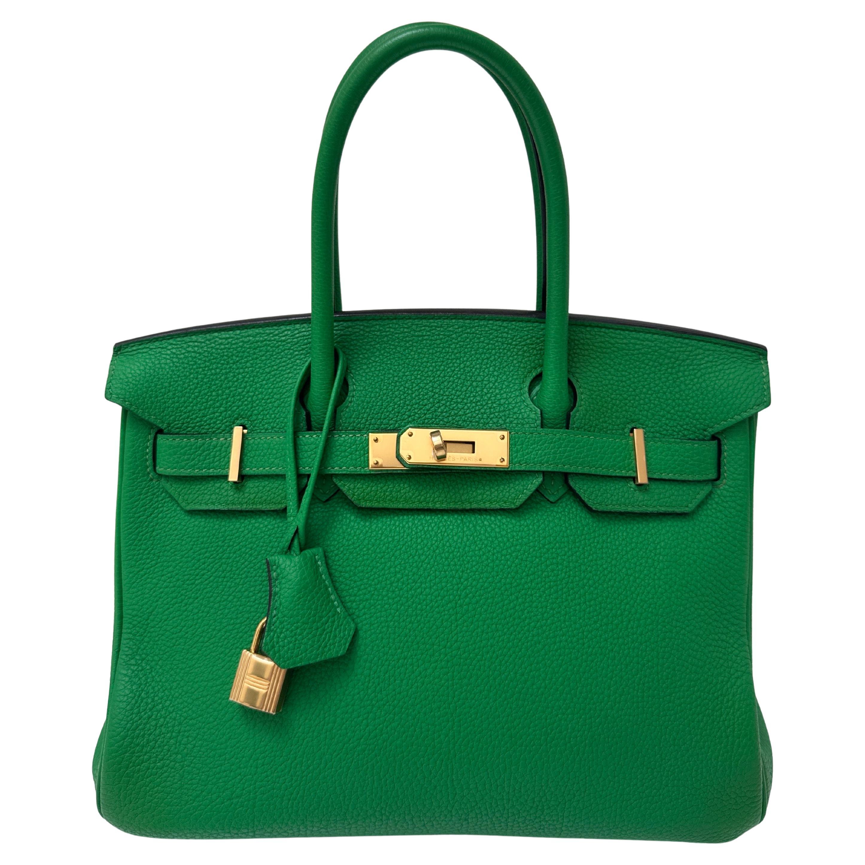 Hermes Bamboo Birkin 30 Bag im Angebot