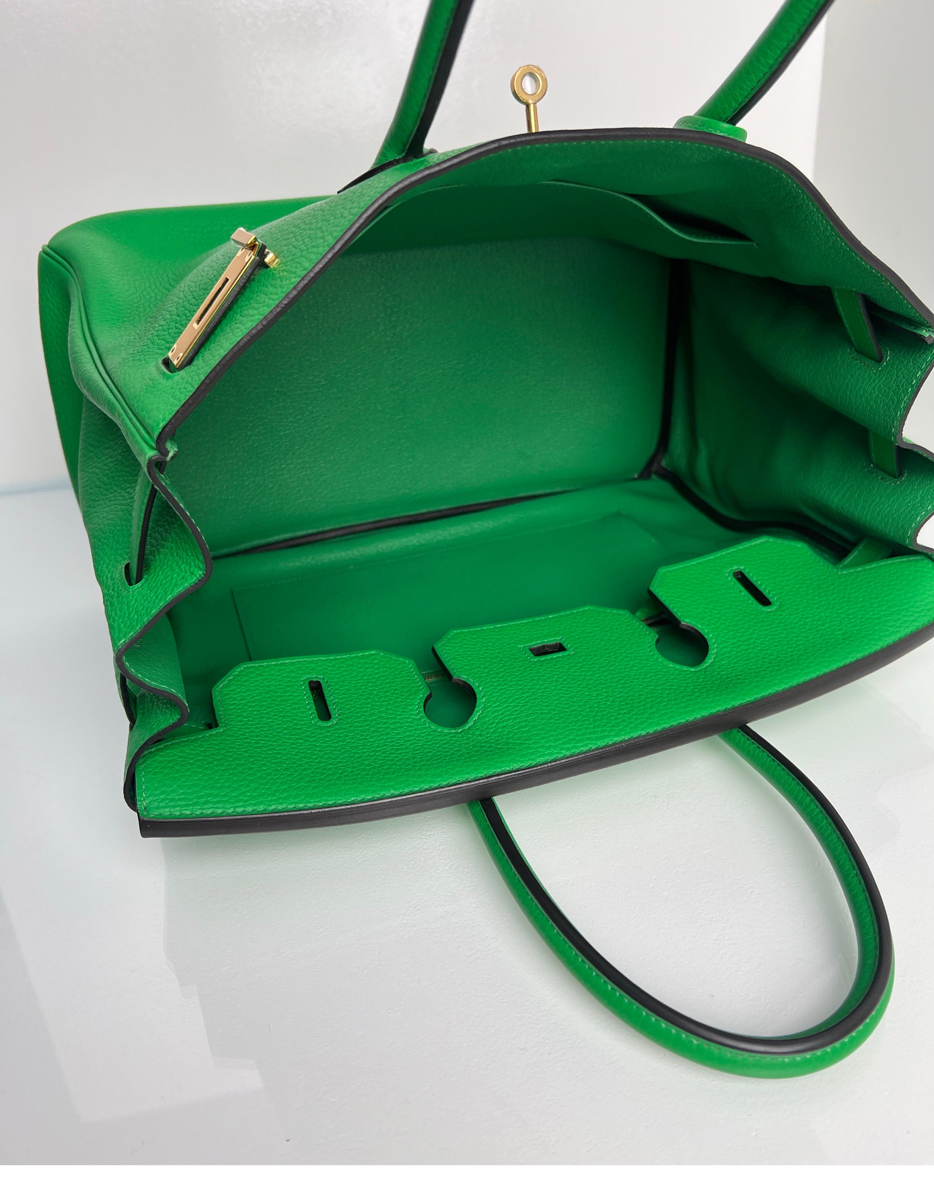 Hermes Bamboo Birkin 35 Bag 6