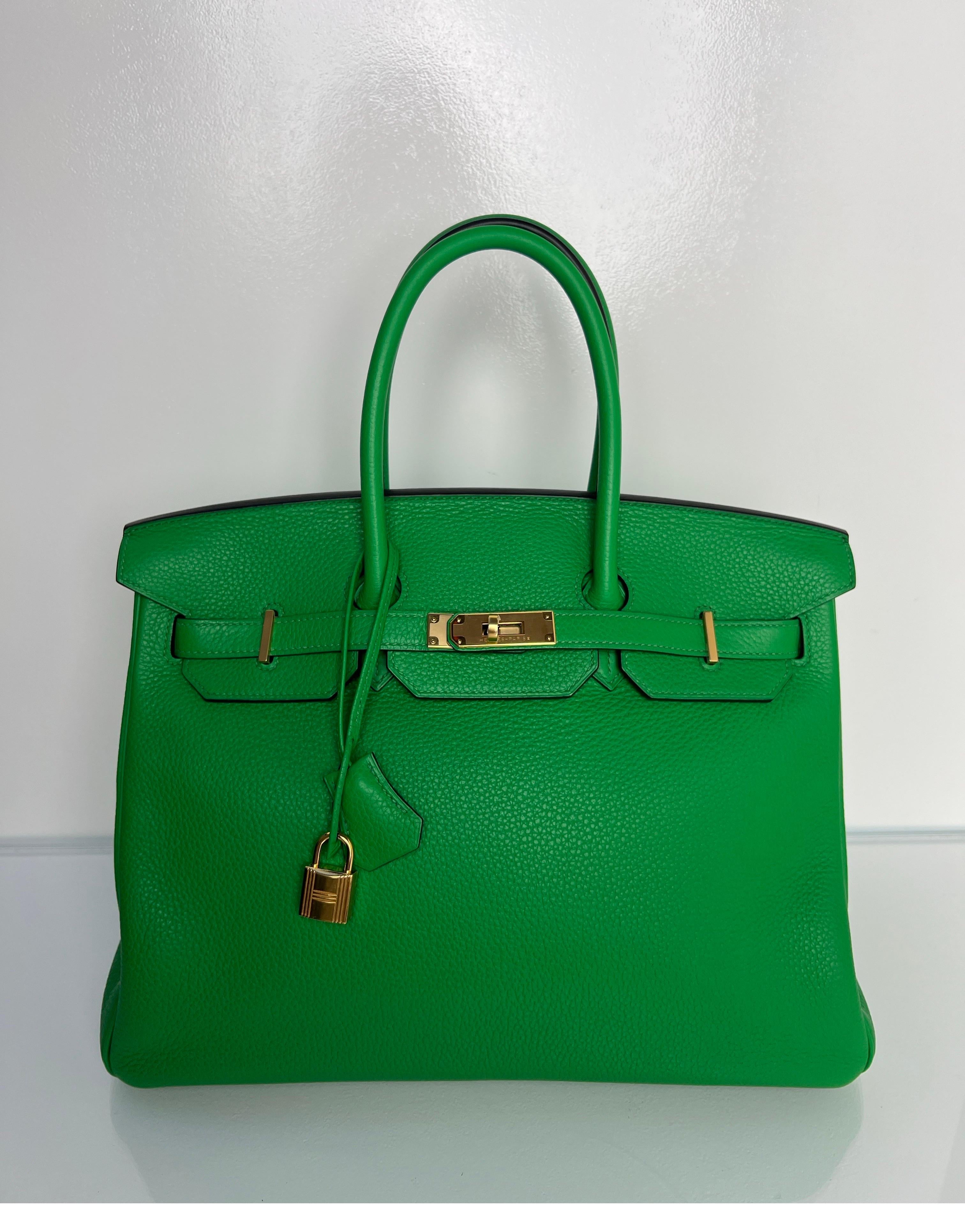 Hermes Bamboo Birkin 35 Bag 7