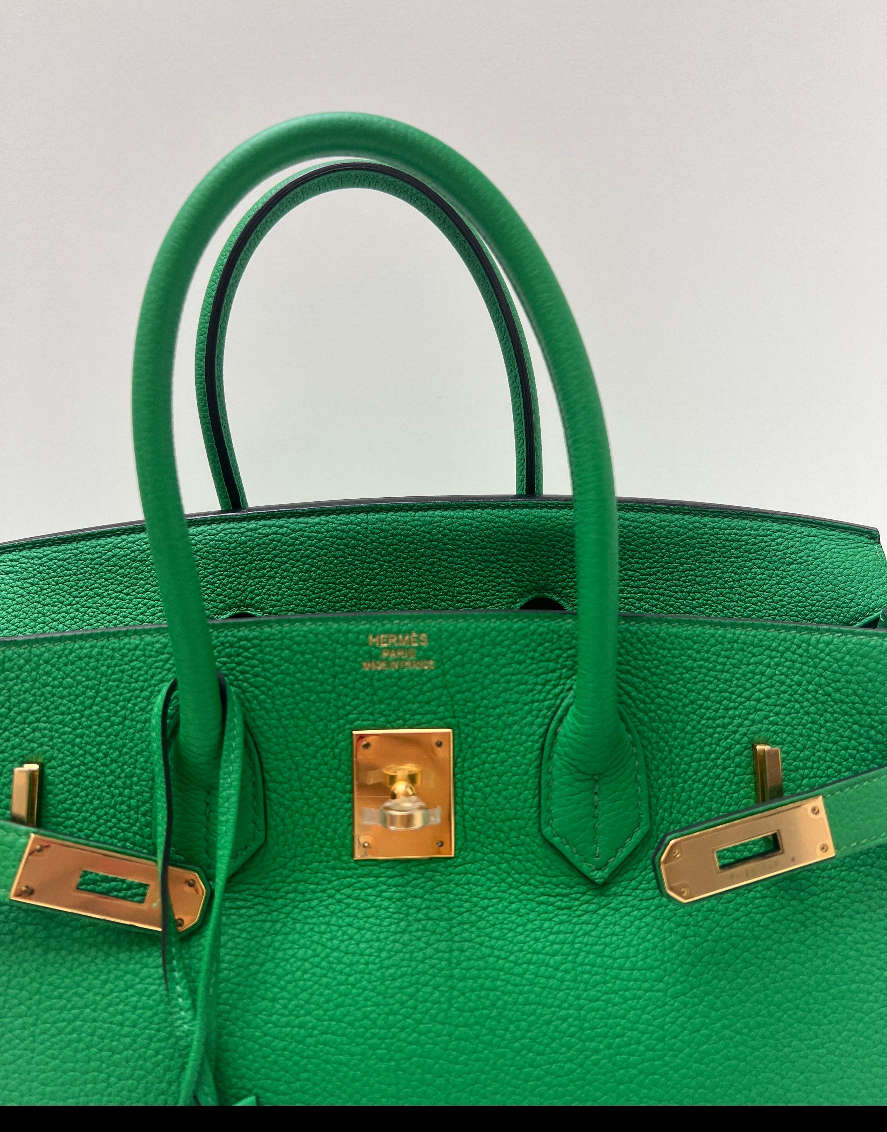 Bolso Hermes Birkin 35 de bambú en venta 7