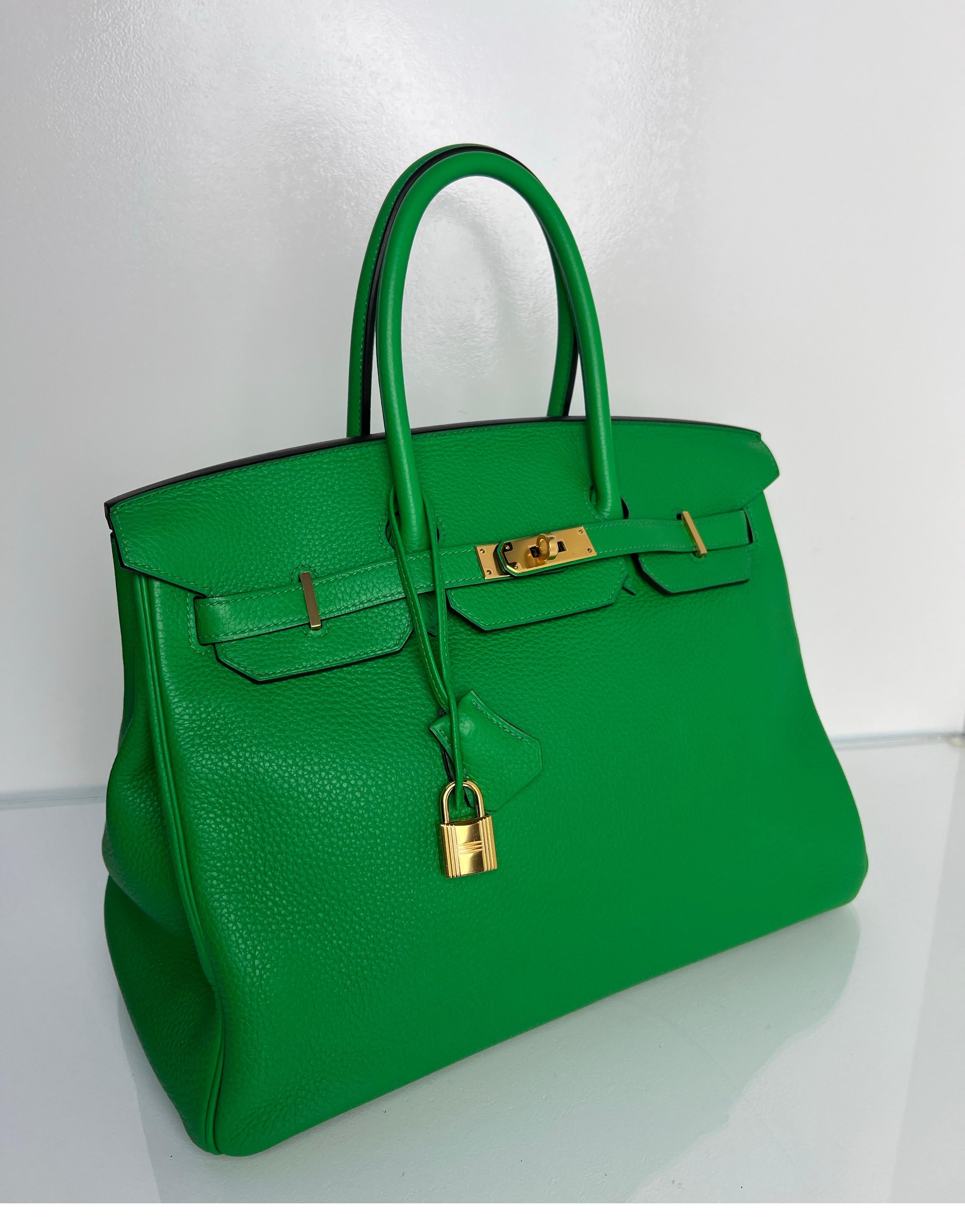 Hermes Bamboo Birkin 35 Bag 8
