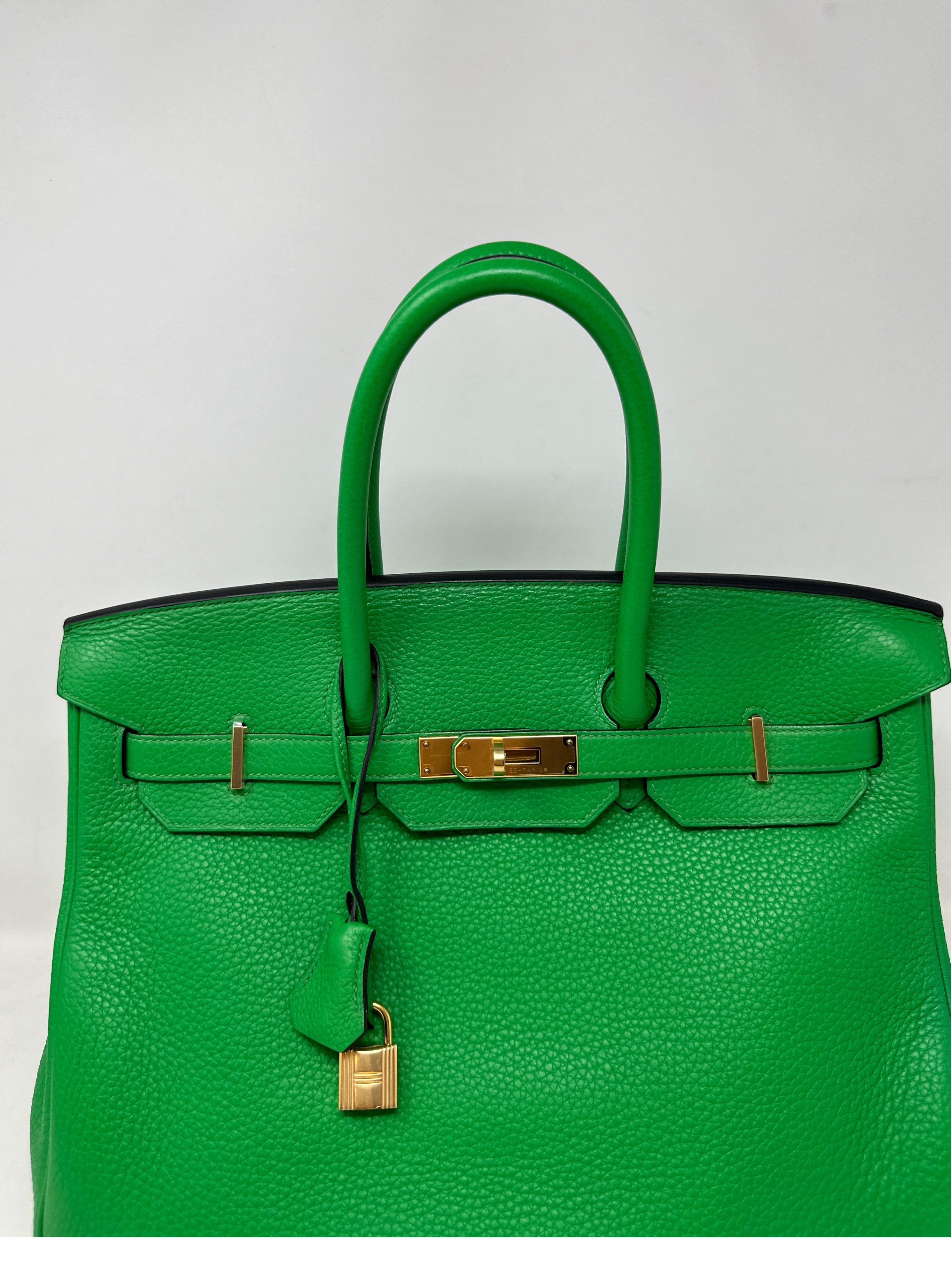 Hermes Bamboo Birkin 35 Bag 10