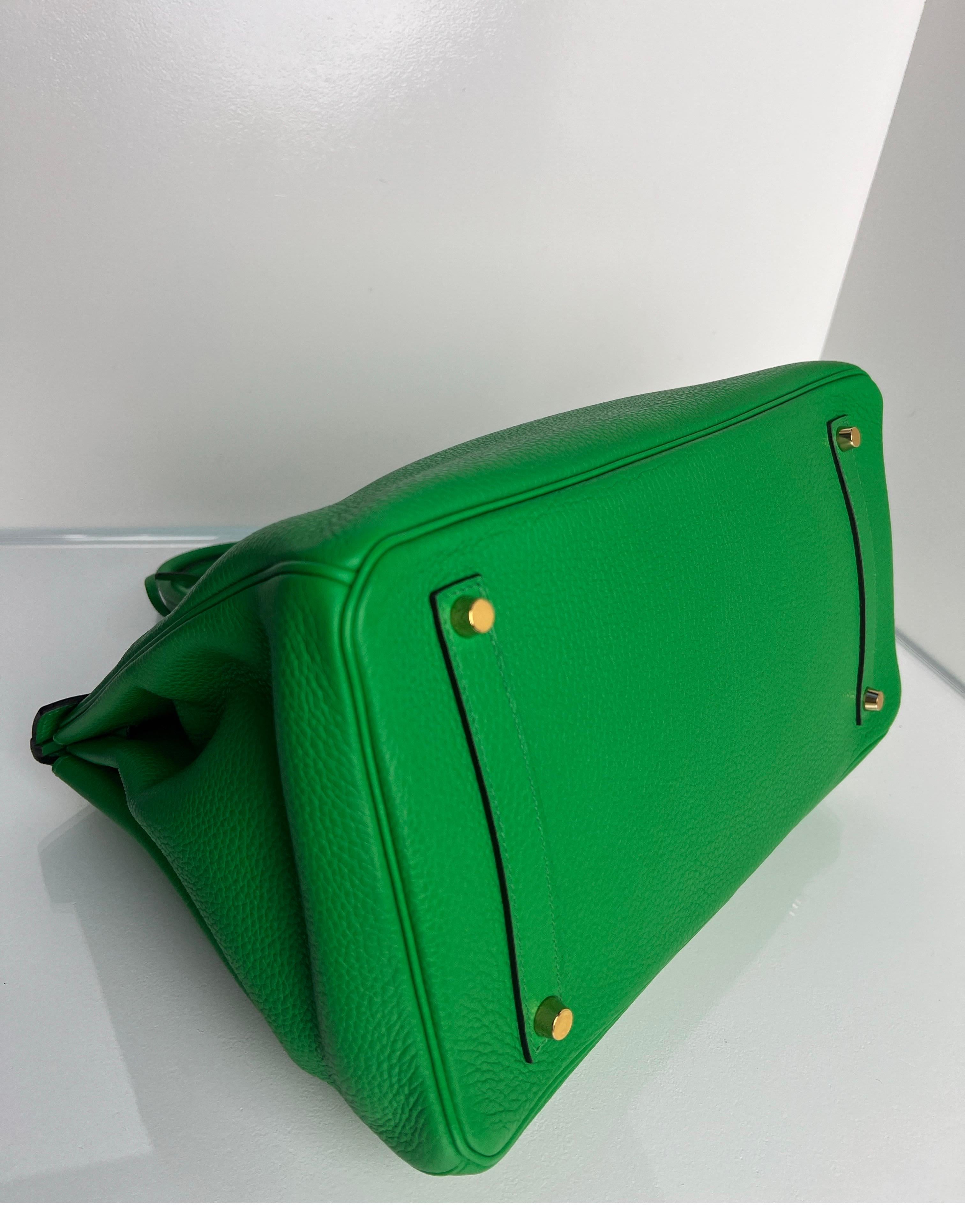 Hermes Bamboo Birkin 35 Bag 10