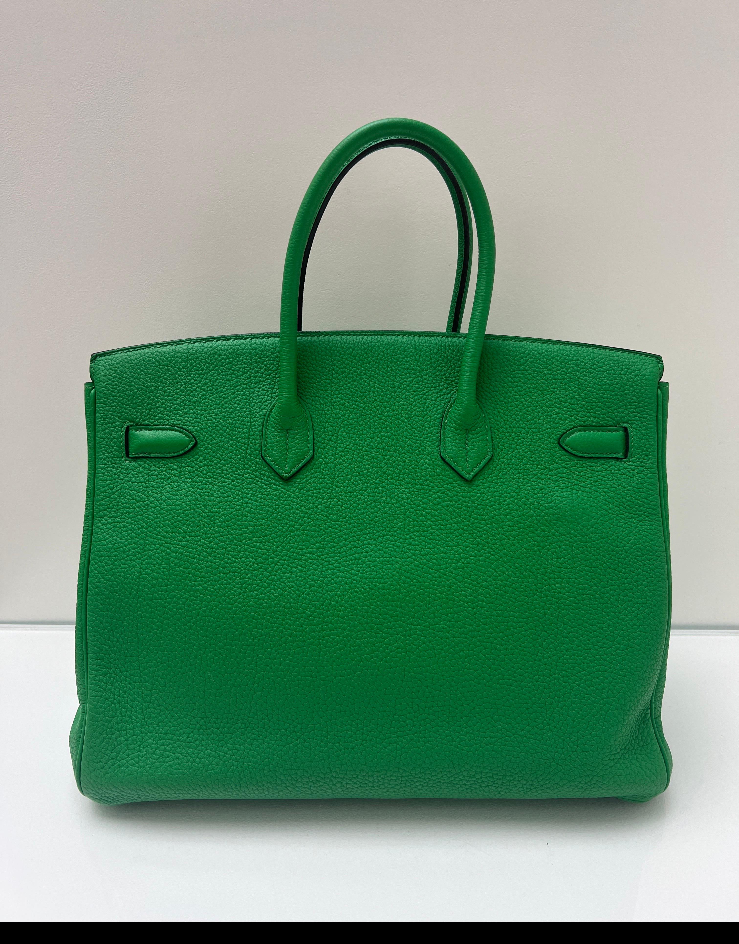 Bolso Hermes Birkin 35 de bambú en venta 11