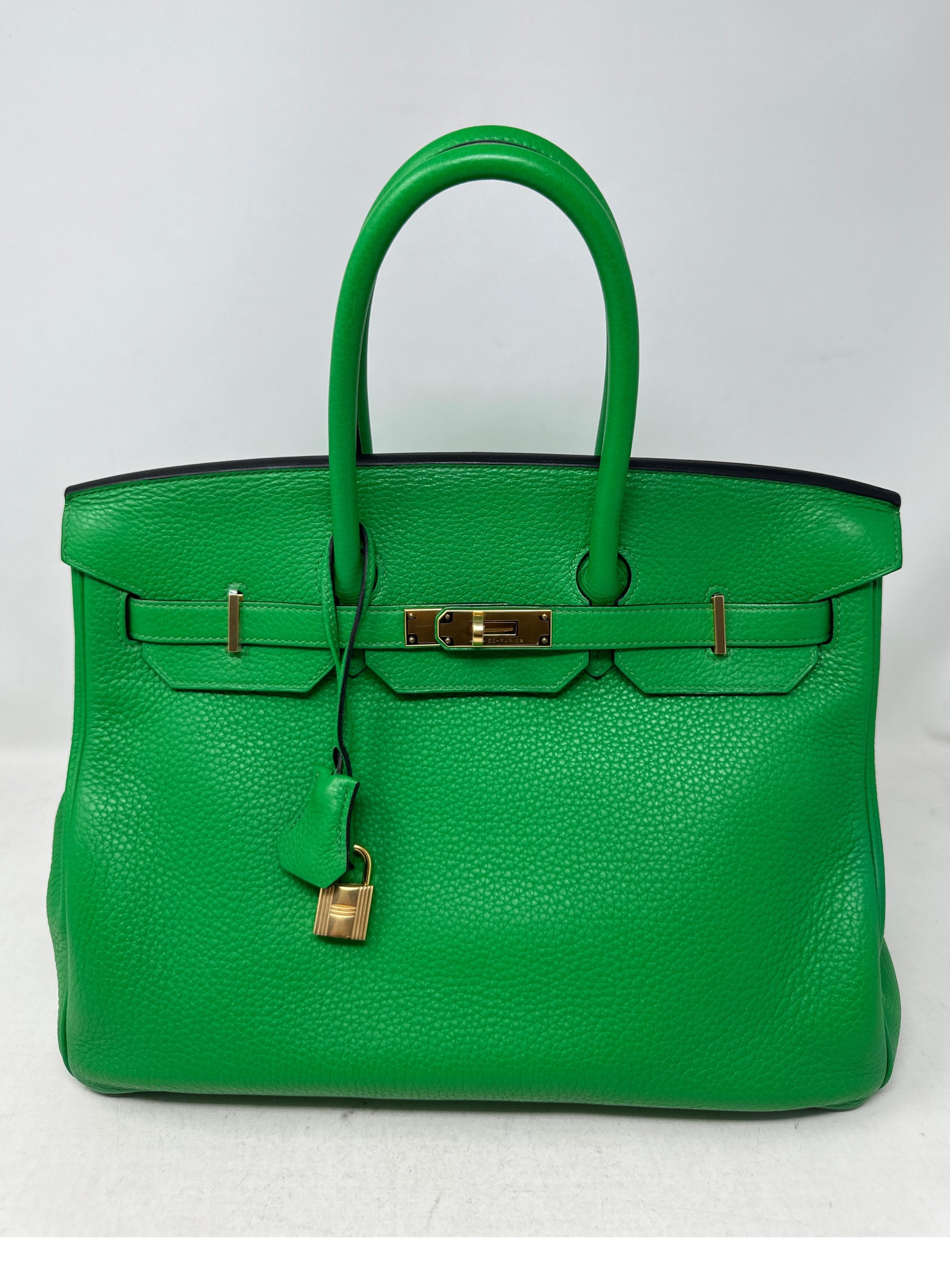 Hermes Bamboo Birkin 35 Bag 12