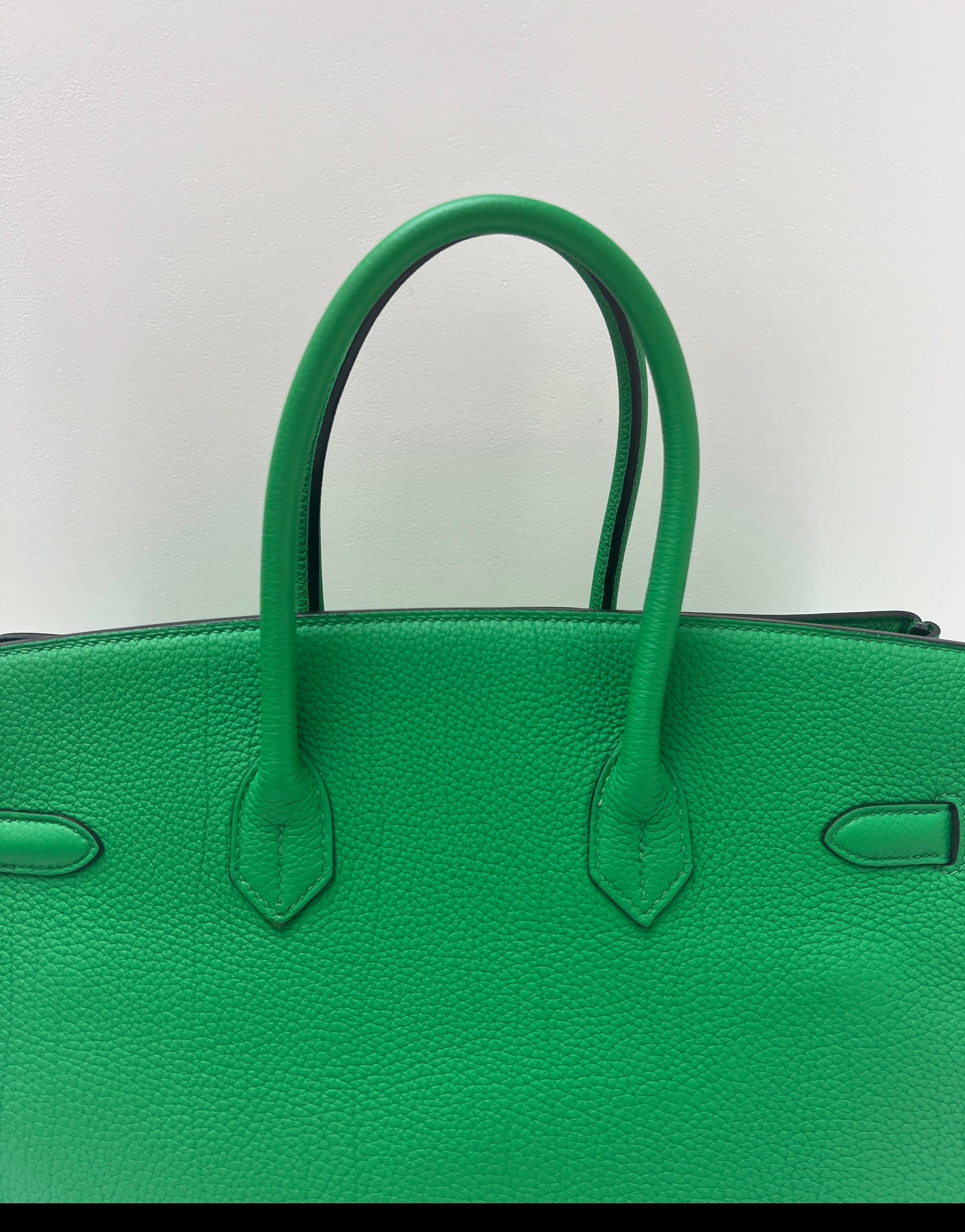Bolso Hermes Birkin 35 de bambú en venta 12