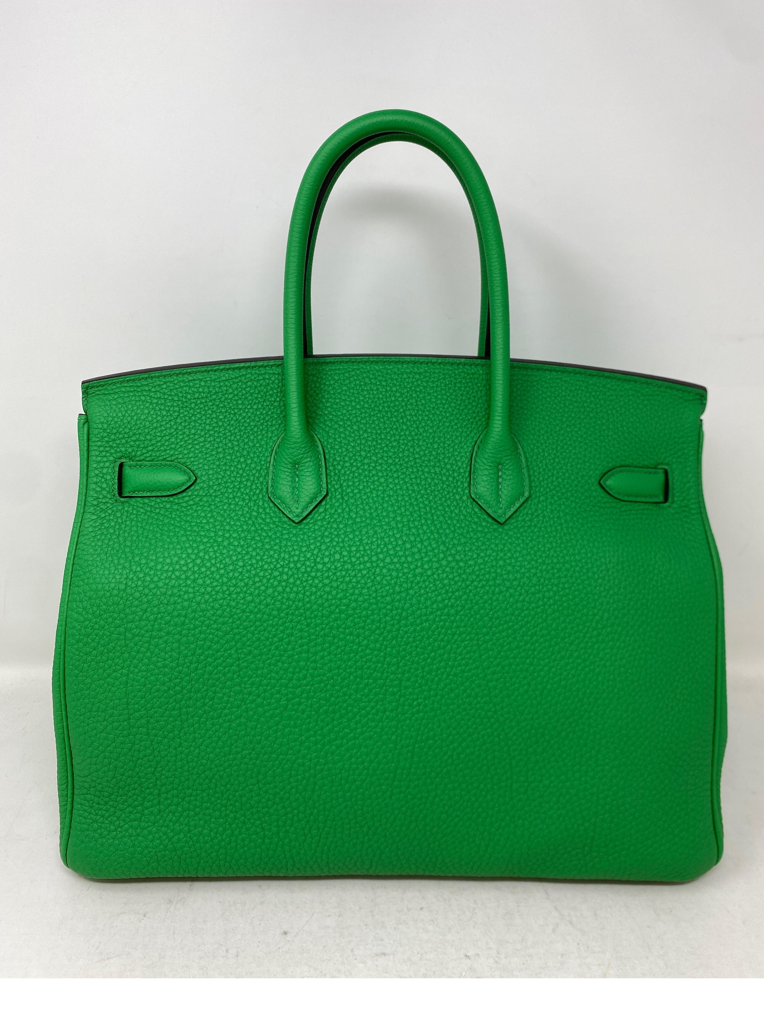 Hermes Bamboo Birkin 35 Bag 16