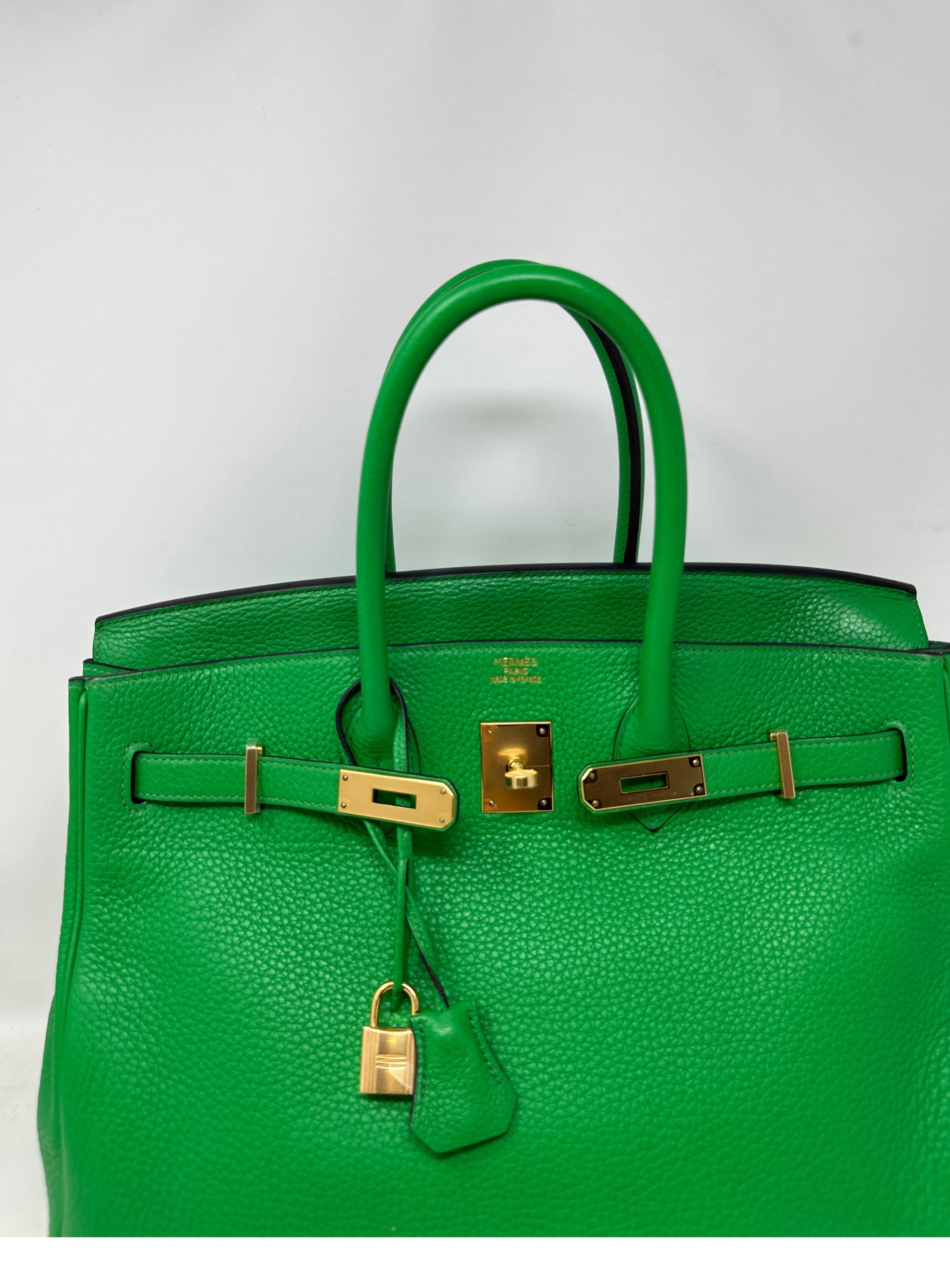 Women's or Men's Hermes Bamboo Birkin 35 Bag
