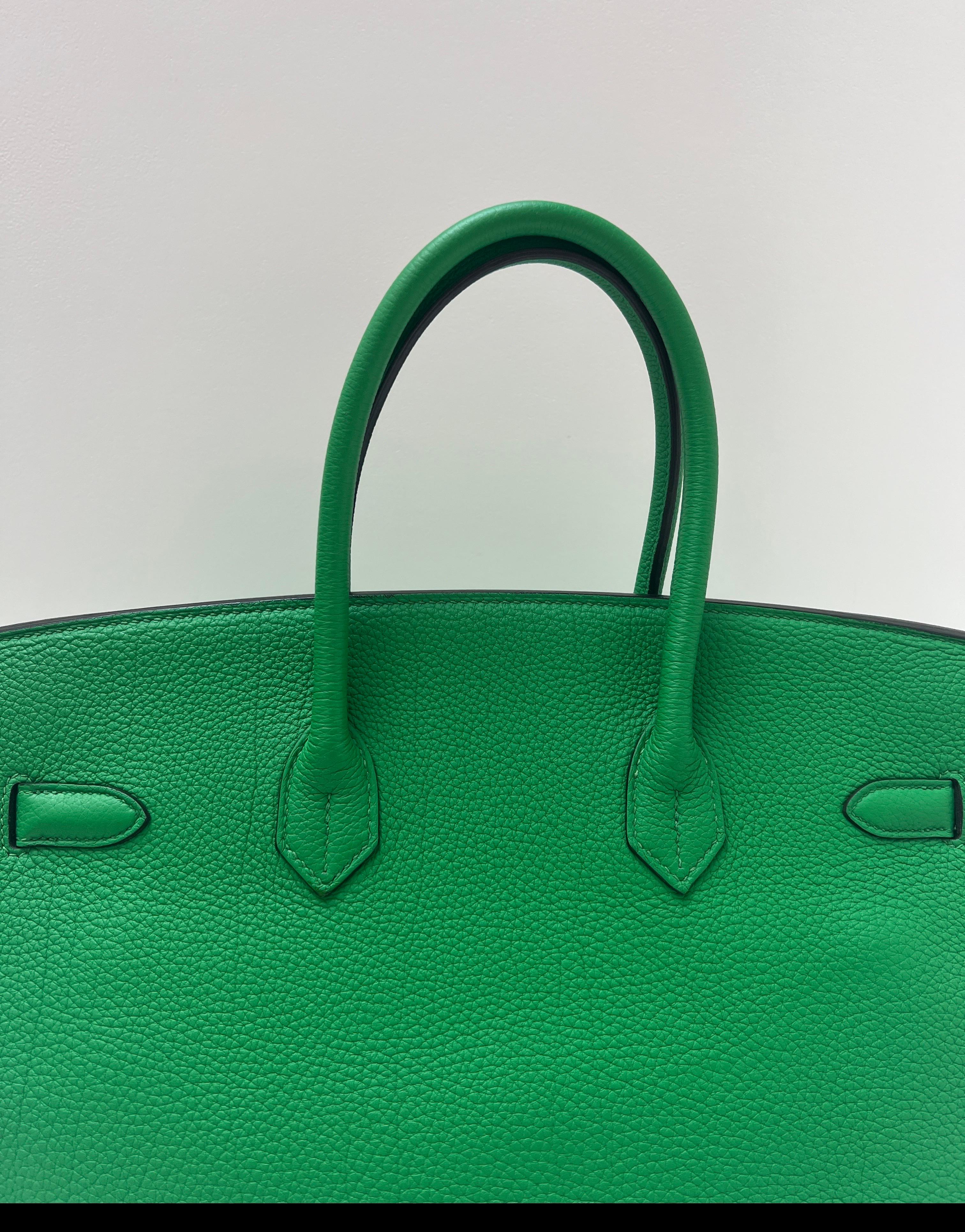 Bolso Hermes Birkin 35 de bambú en venta 1