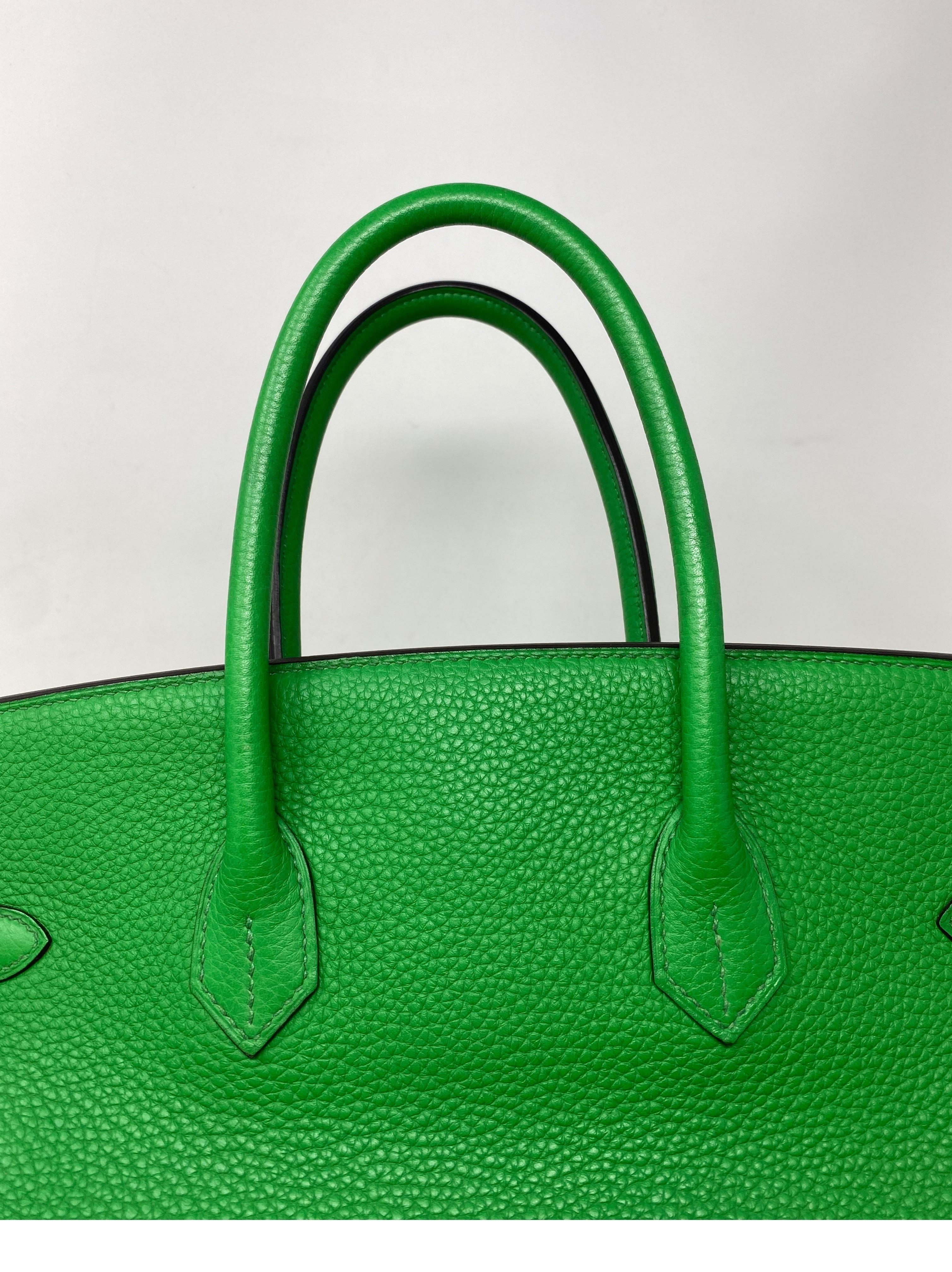 Hermes Bamboo Birkin 35 Bag In Excellent Condition In Athens, GA