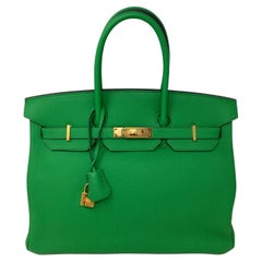 Hermes Bamboo Birkin 35 Tasche