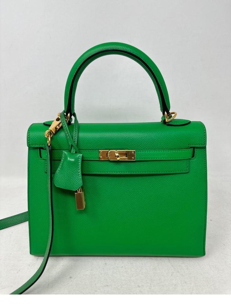 Hermes Bamboo Kelly 25 Bag For Sale at 1stDibs