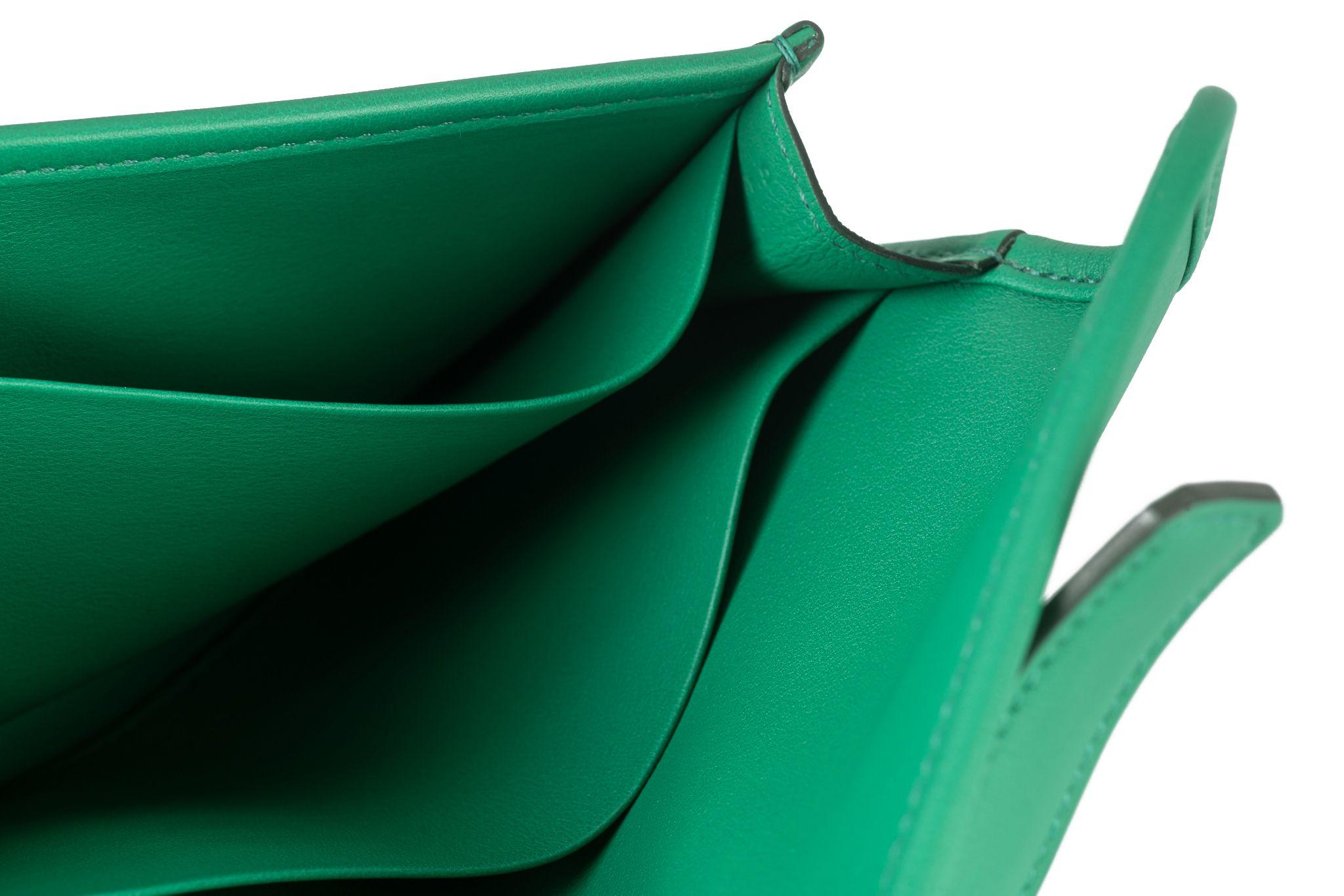 Hermès Bamboo Swift Jige Elan Clutch im Angebot 2