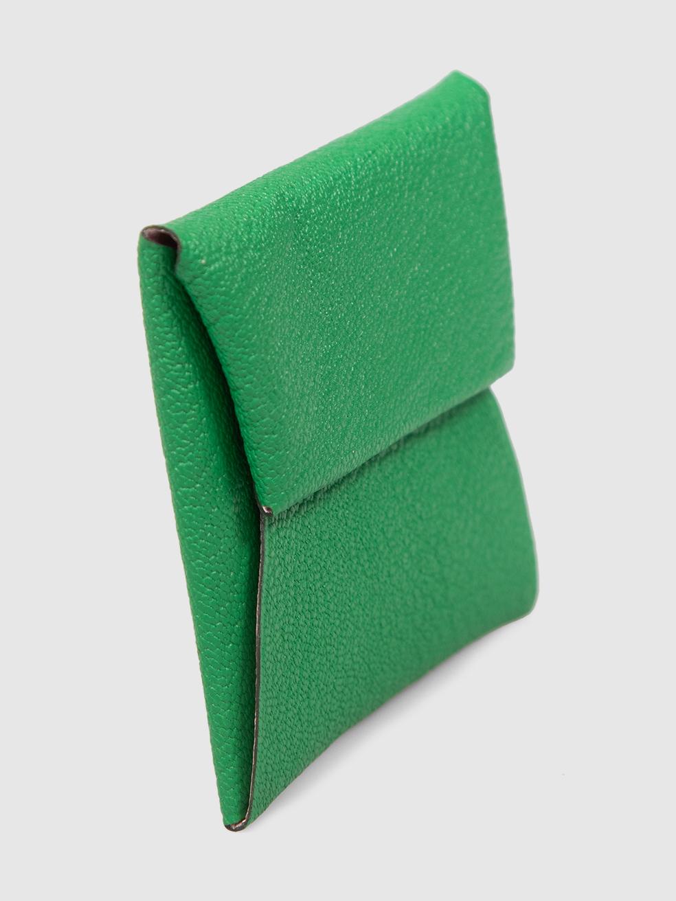 Verde Portamonete Hermès Bambou Bastia in vendita