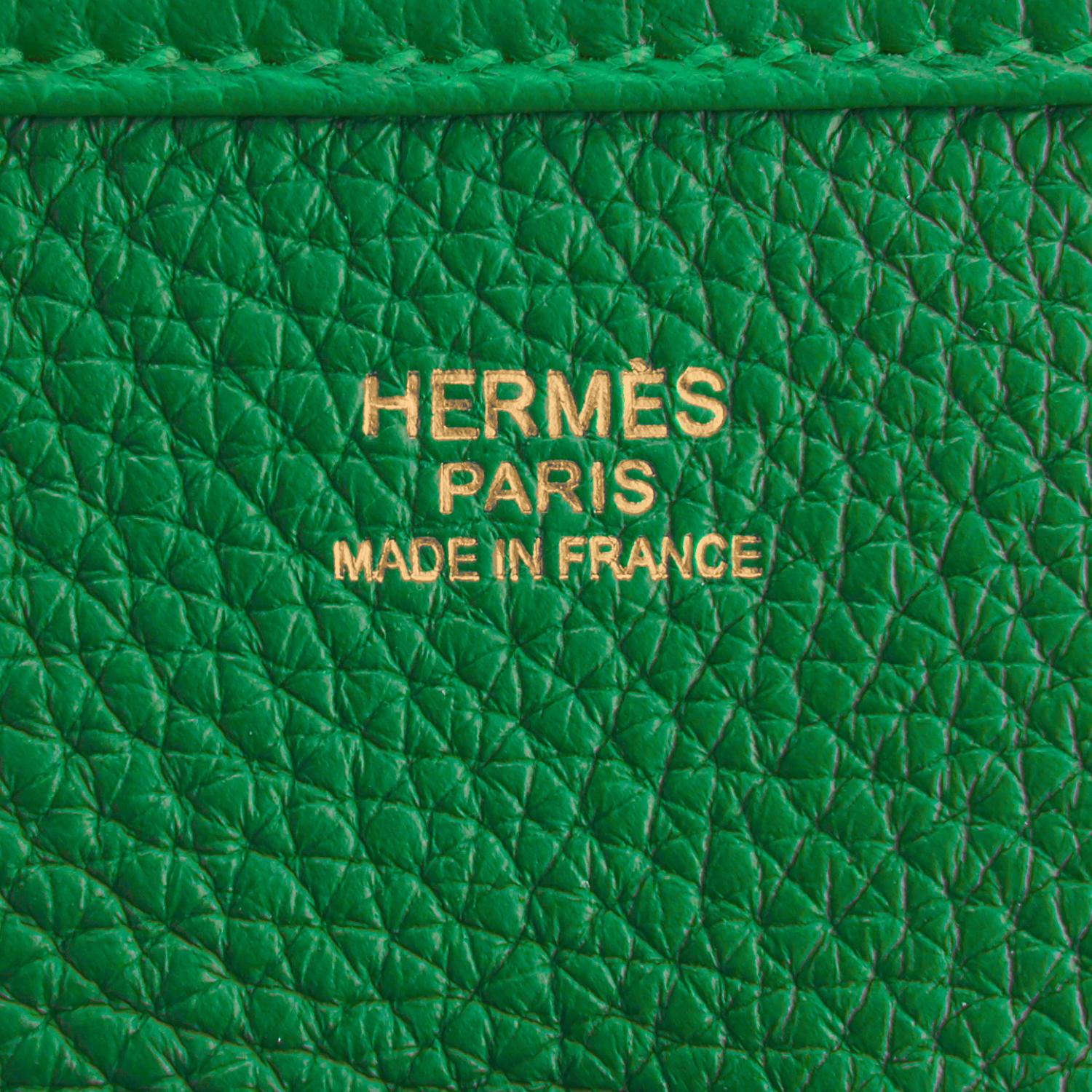 Hermes Bambou Green Evelyne III 29cm PM Cross-Body Messenger Bag NEW GIFT 1