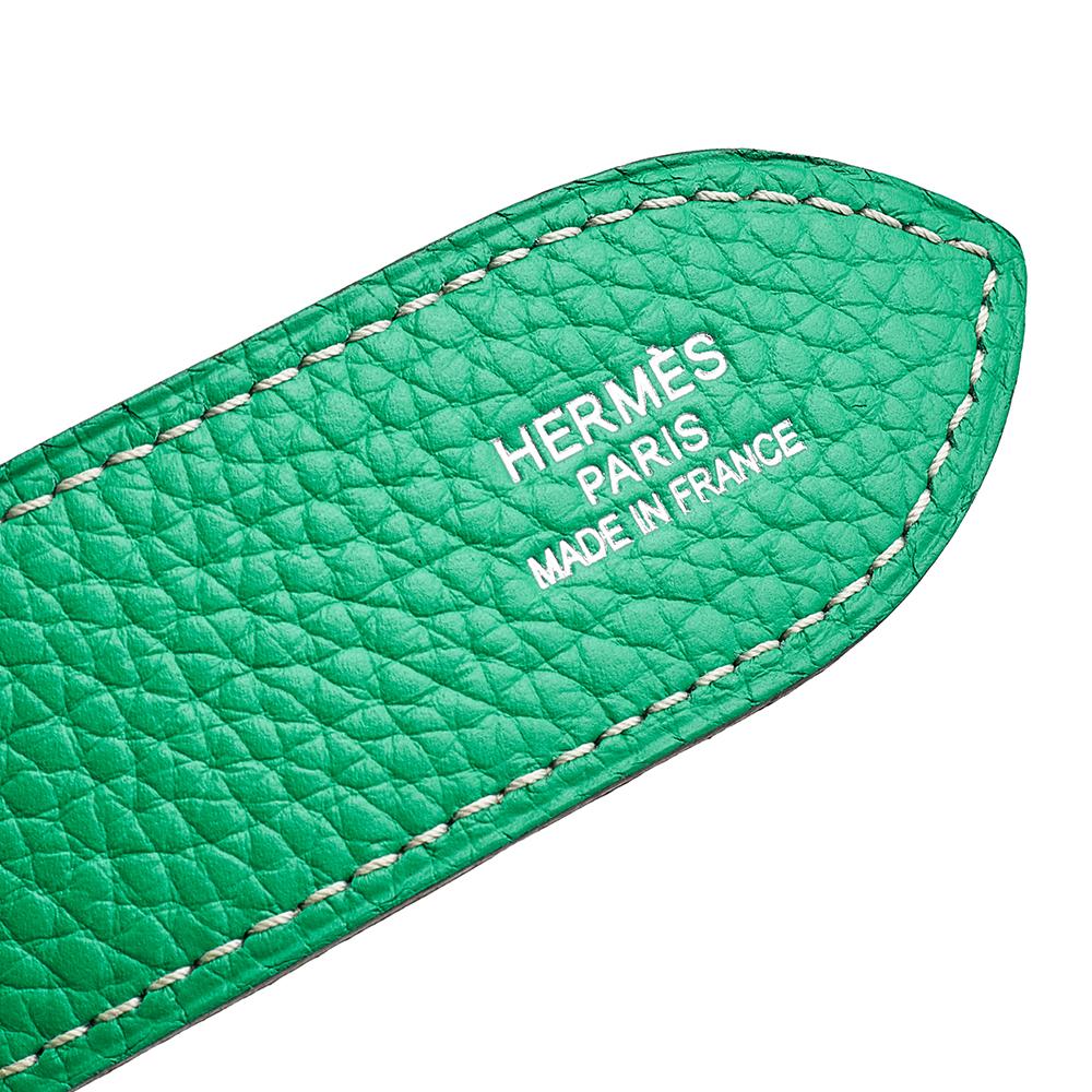 Women's Hermes Bambou/Gris Tourterelle Togo Leather Jypsiere 34 Bag