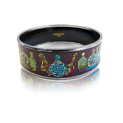 Hermes Bangle Printed Jars Pattern Enamel