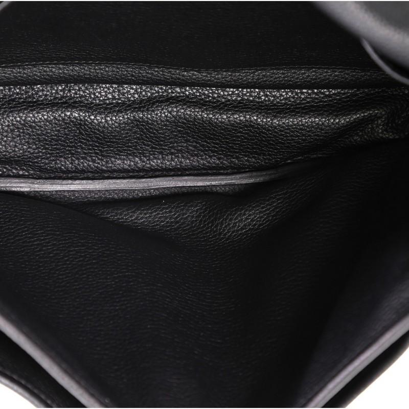 Hermes Barda Messenger Bag Clemence 30 In Good Condition In NY, NY