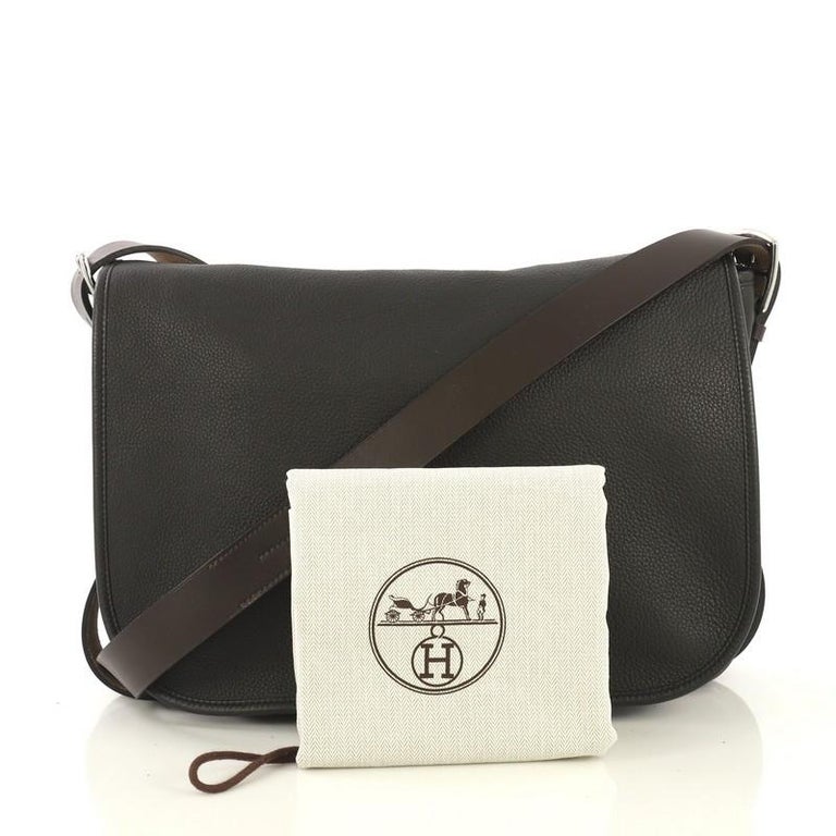 Hermes Barda Messenger Bag Veau Alamo and Vache Hunter 35 at 1stDibs