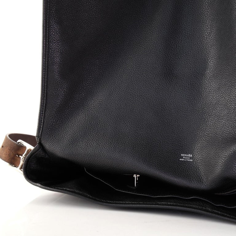 Hermes Barda Messenger Bag Veau Alamo and Vache Hunter 43 at 1stDibs