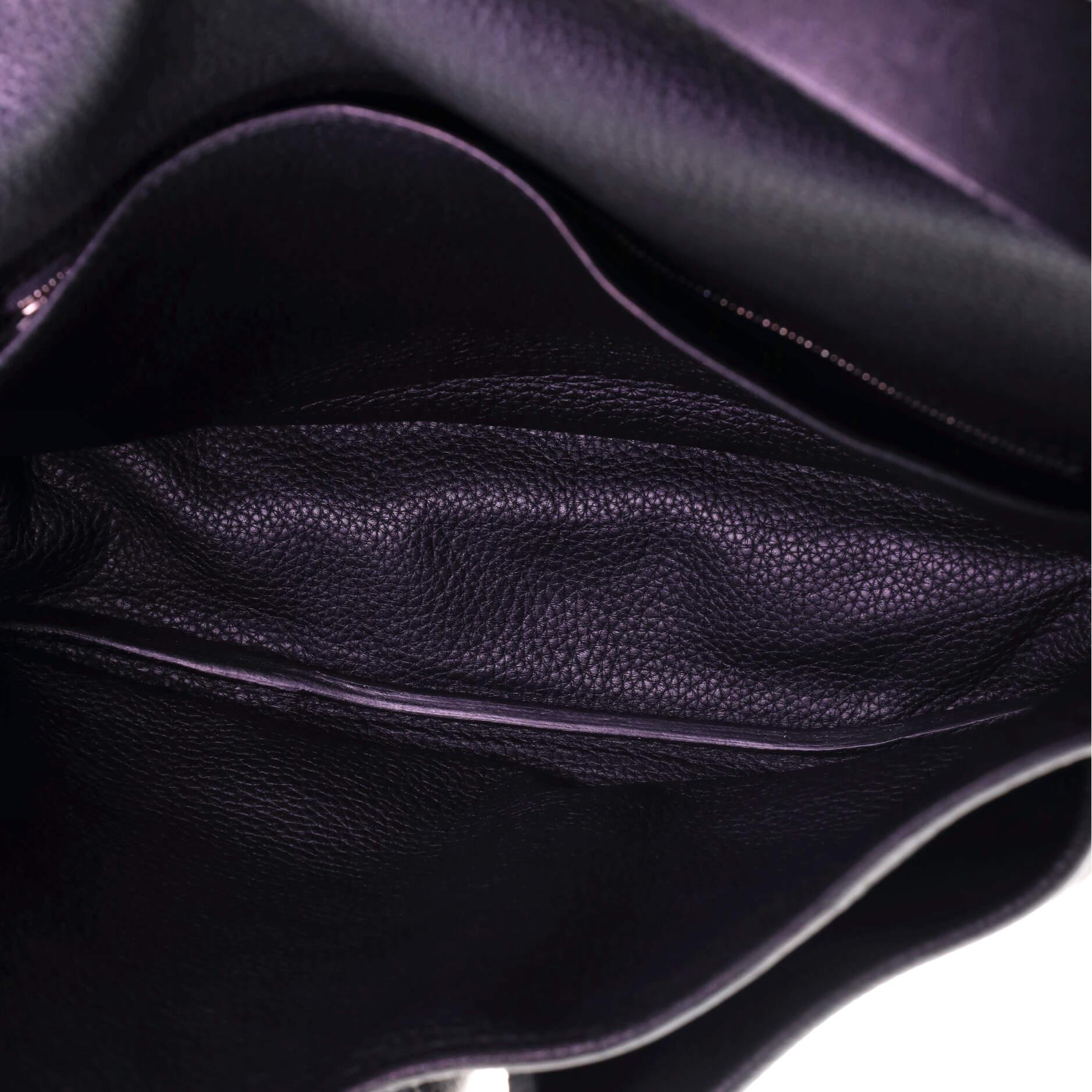 Women's or Men's Hermes Barda Messenger Bag Veau Sikkim 30