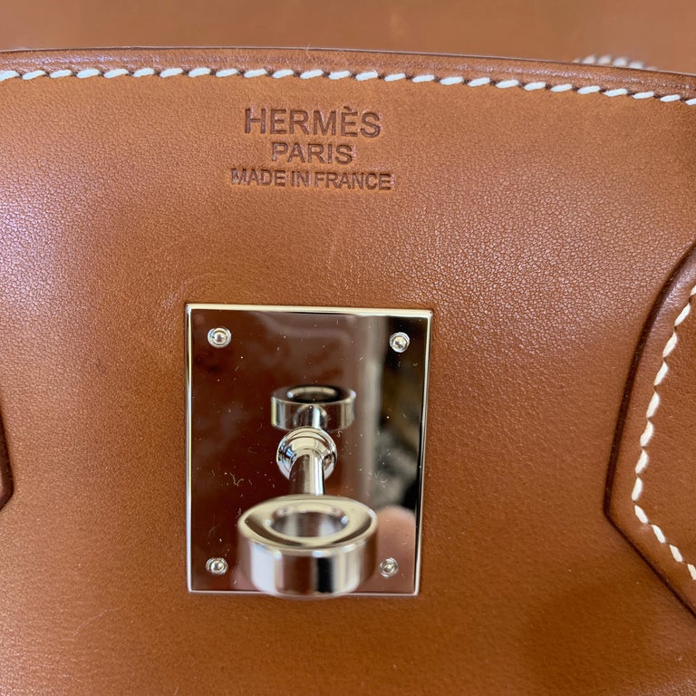 Hermes Barenia Birkin 30cm Smooth Barenia Bag For Sale at 1stdibs