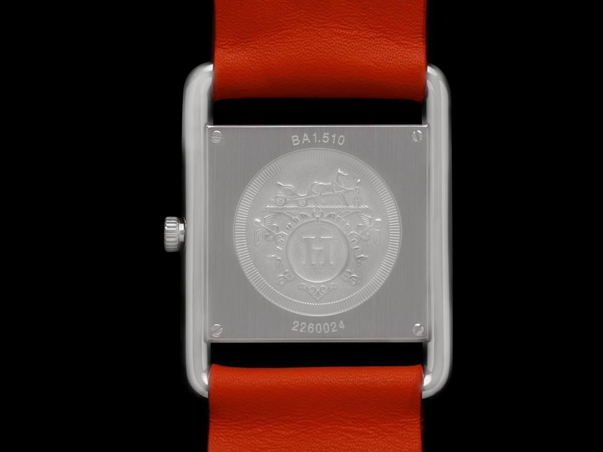 Hermes Barenia Ladies Quartz Watch with Stirrup Case - Stainless Steel For Sale 2