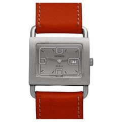 Hermes Barenia Ladies Quartz Watch with Stirrup Case - Stainless Steel