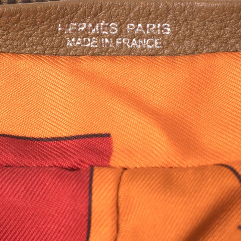 Hermes Baroque Equestrian Print Silky Pop Tote 5