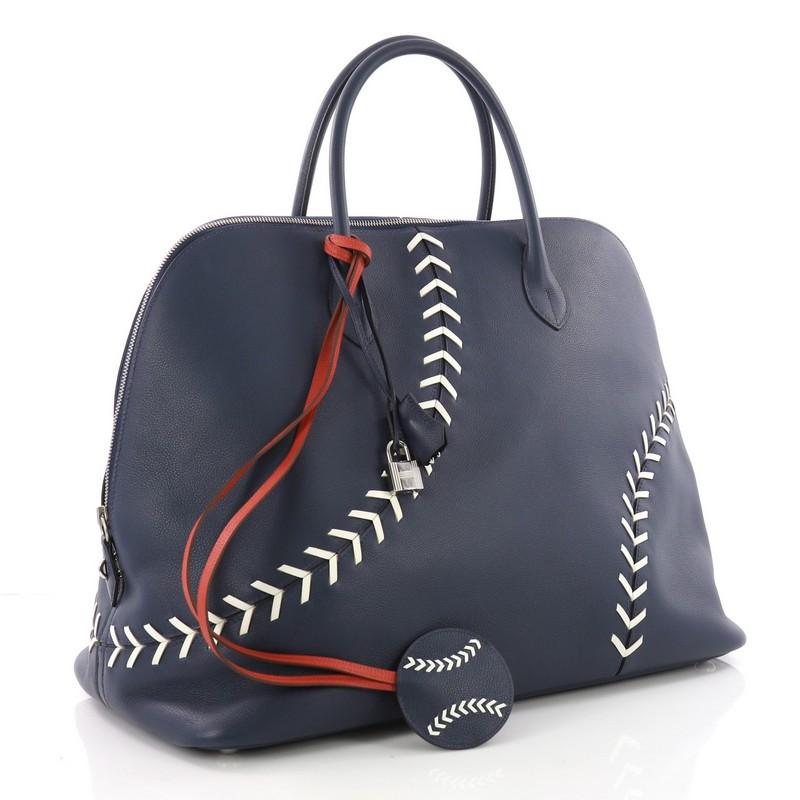 Black Hermes Baseball Bolide Handbag Evercolor 45