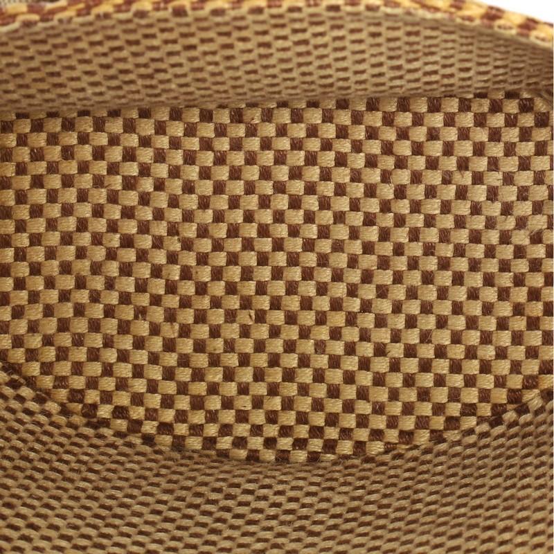 Hermes Basket Weave Tote Woven Jute Small 4