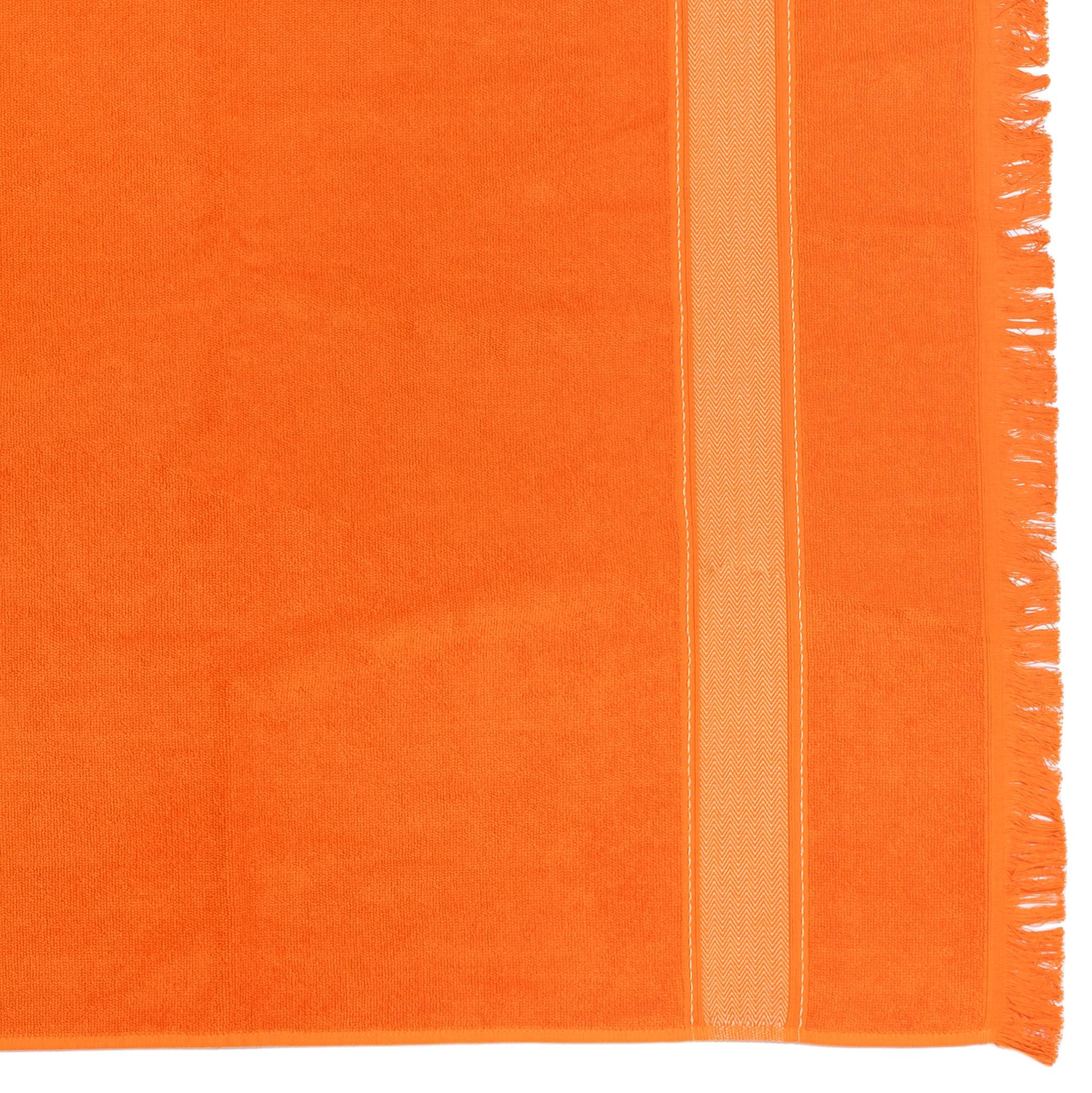Hermes Bath Beach Towel - 100% gekämmte Baumwolle - Orange - 177x129cm - Neu im Angebot 14