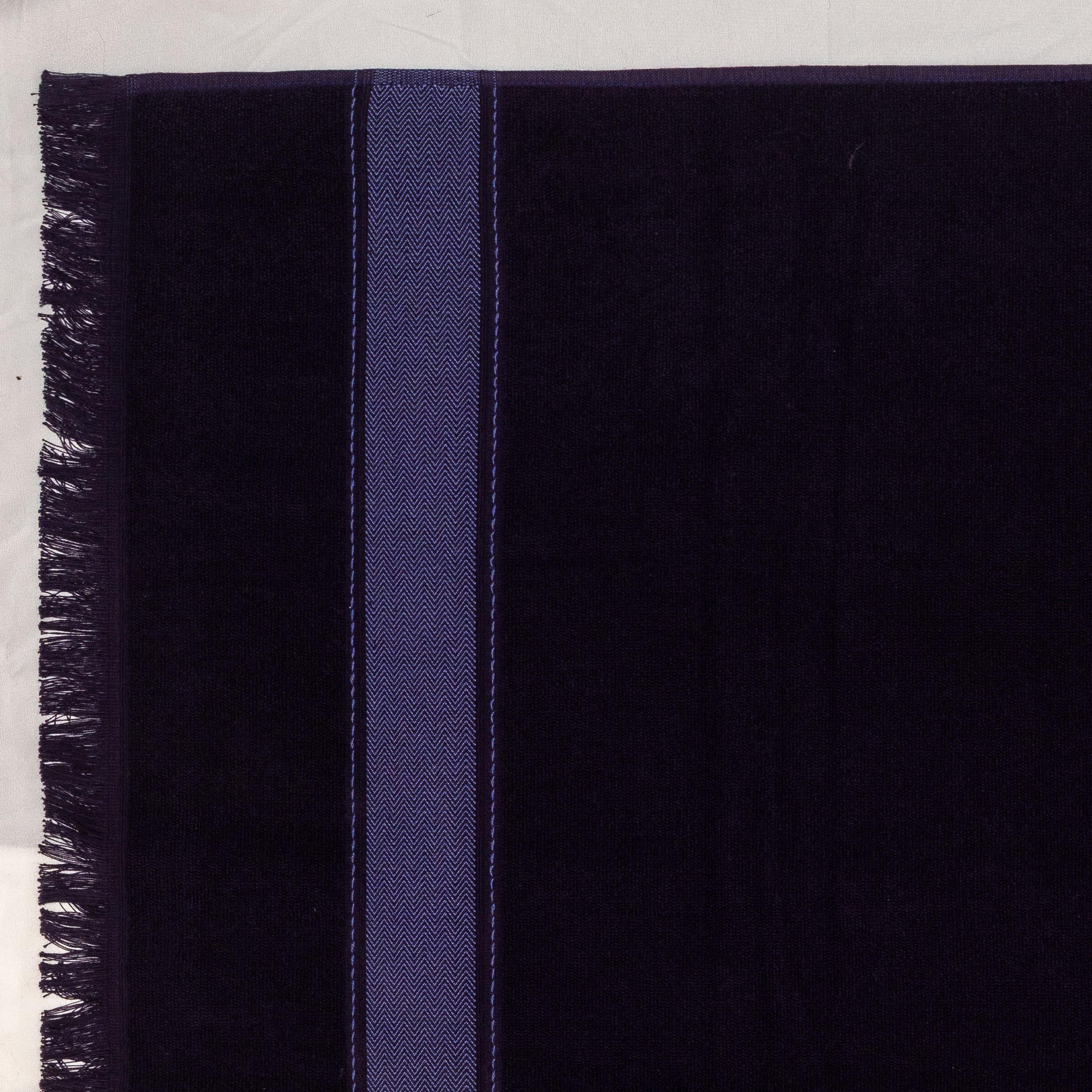 Hermes Badetuch - Fransen - Schwarz - 100% Baumwolle - 95x144cm - Neu / Pflegeetikett Damen im Angebot