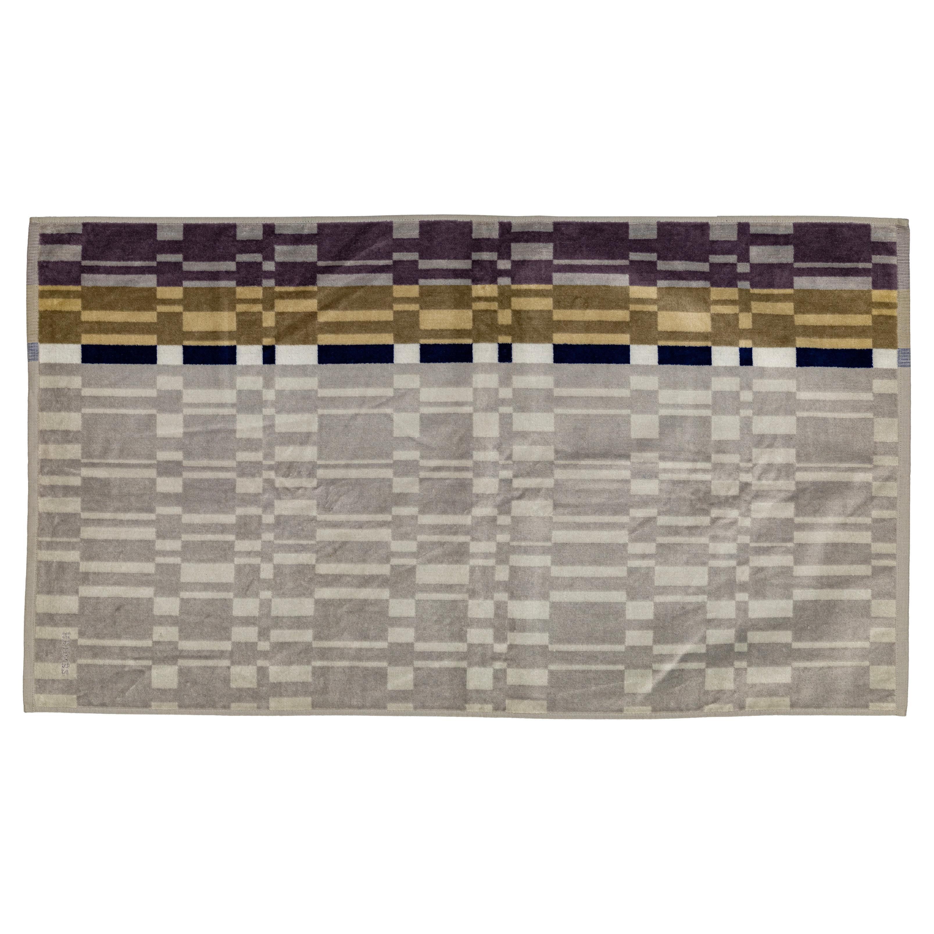 Hermes H Casaque Blanket Carbone / Ecru Limited Edition For Sale