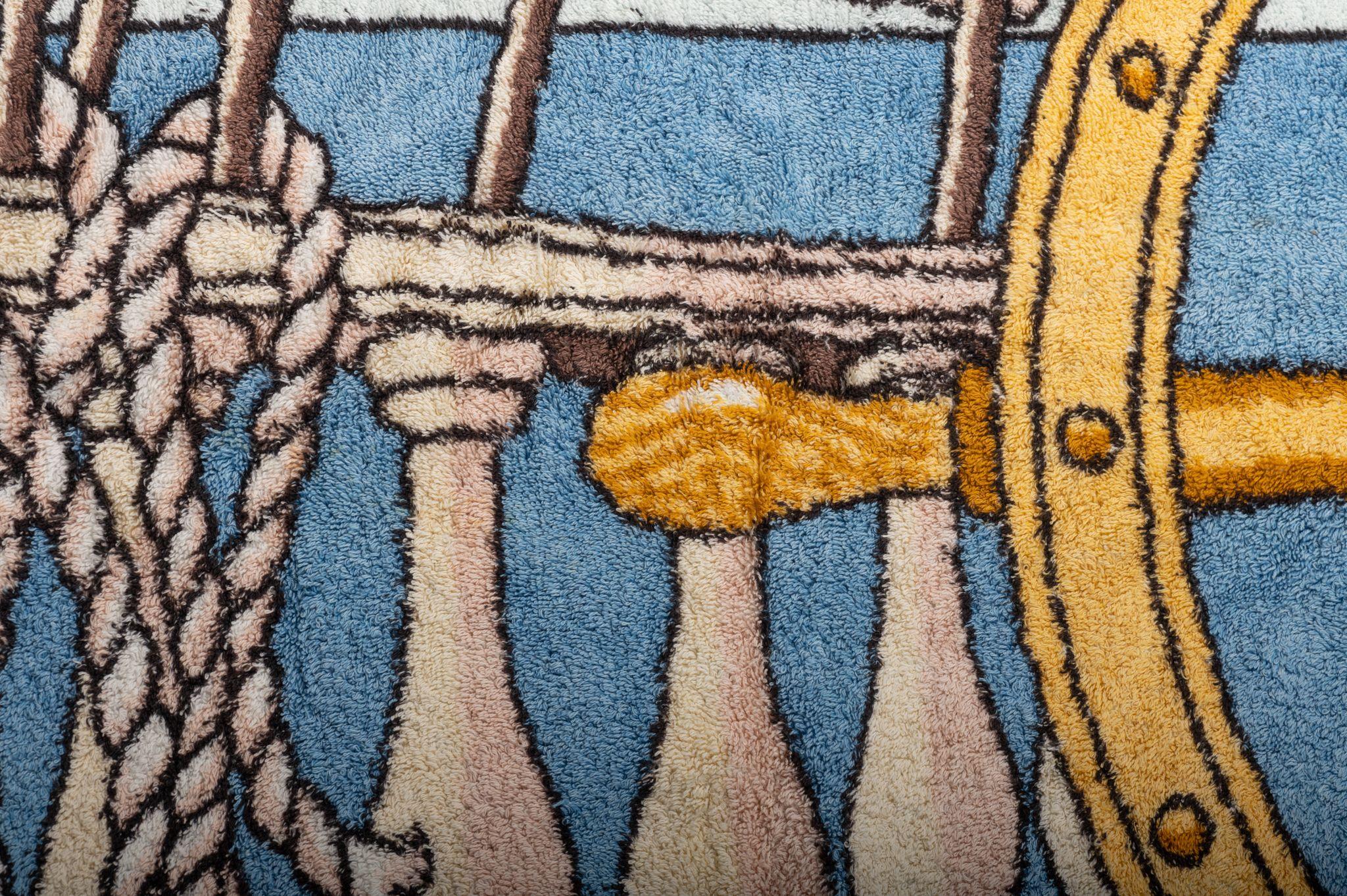 Hermès Beach Towel With Sailboat Design 1