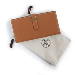 Hermès Bearn Gold Epsom Wallet