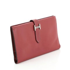 Hermes  Bearn Wallet Box Calf Long
