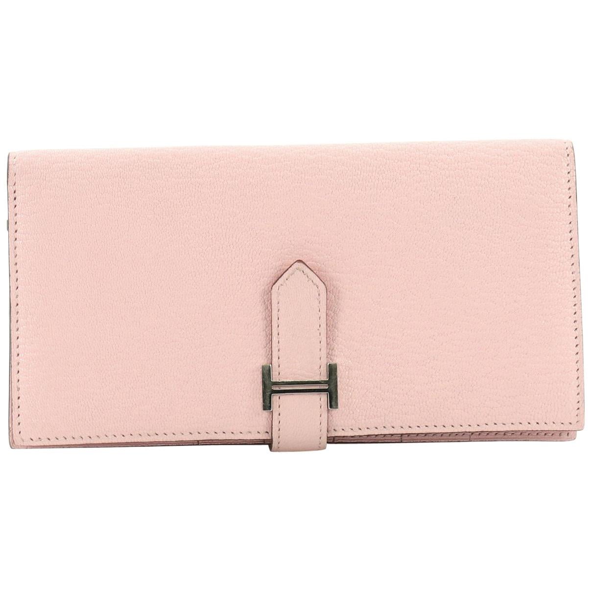 Hermes Bearn Wallet Chevre Mysore Long