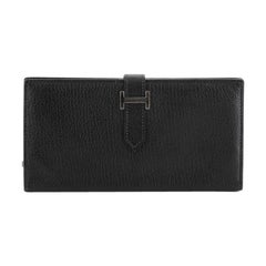 Hermes Bearn Wallet Chevre Mysore Long