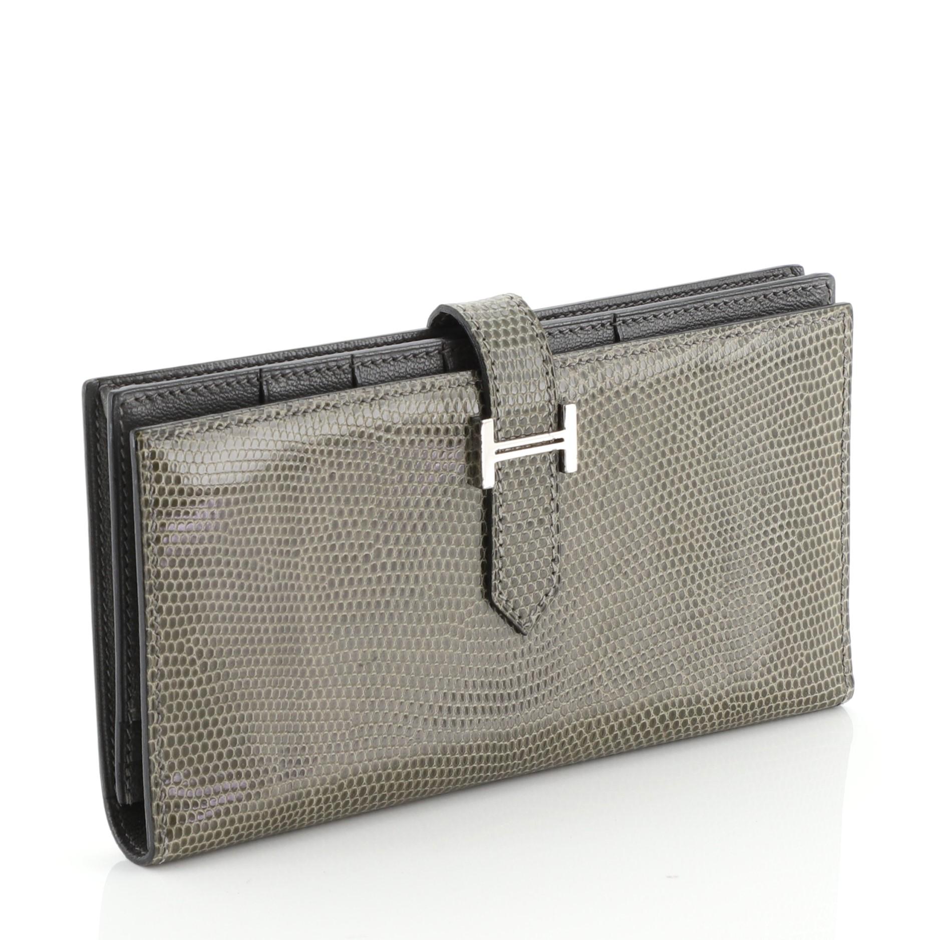 hermes lizard wallet