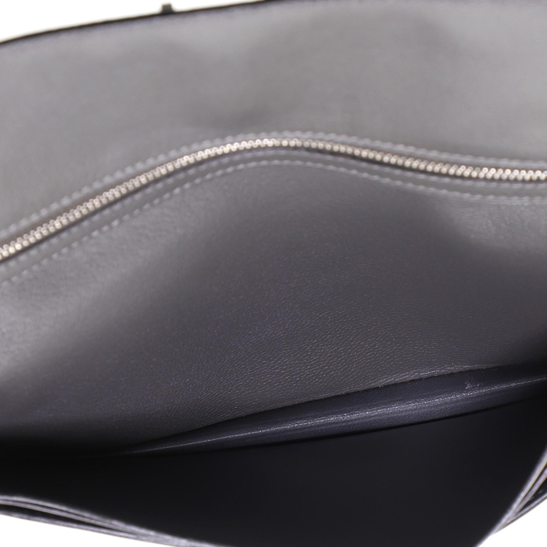 Hermes Bearn Wallet Lizard Long In Good Condition In NY, NY