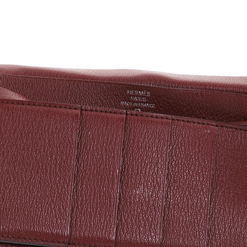 Hermes Bearn Wallet Matte Alligator Long In Good Condition In NY, NY