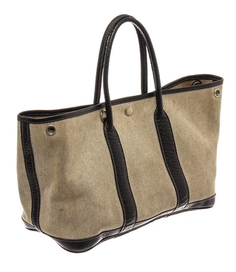 Beige Canvas Mini Jardinière Handbag main image 1