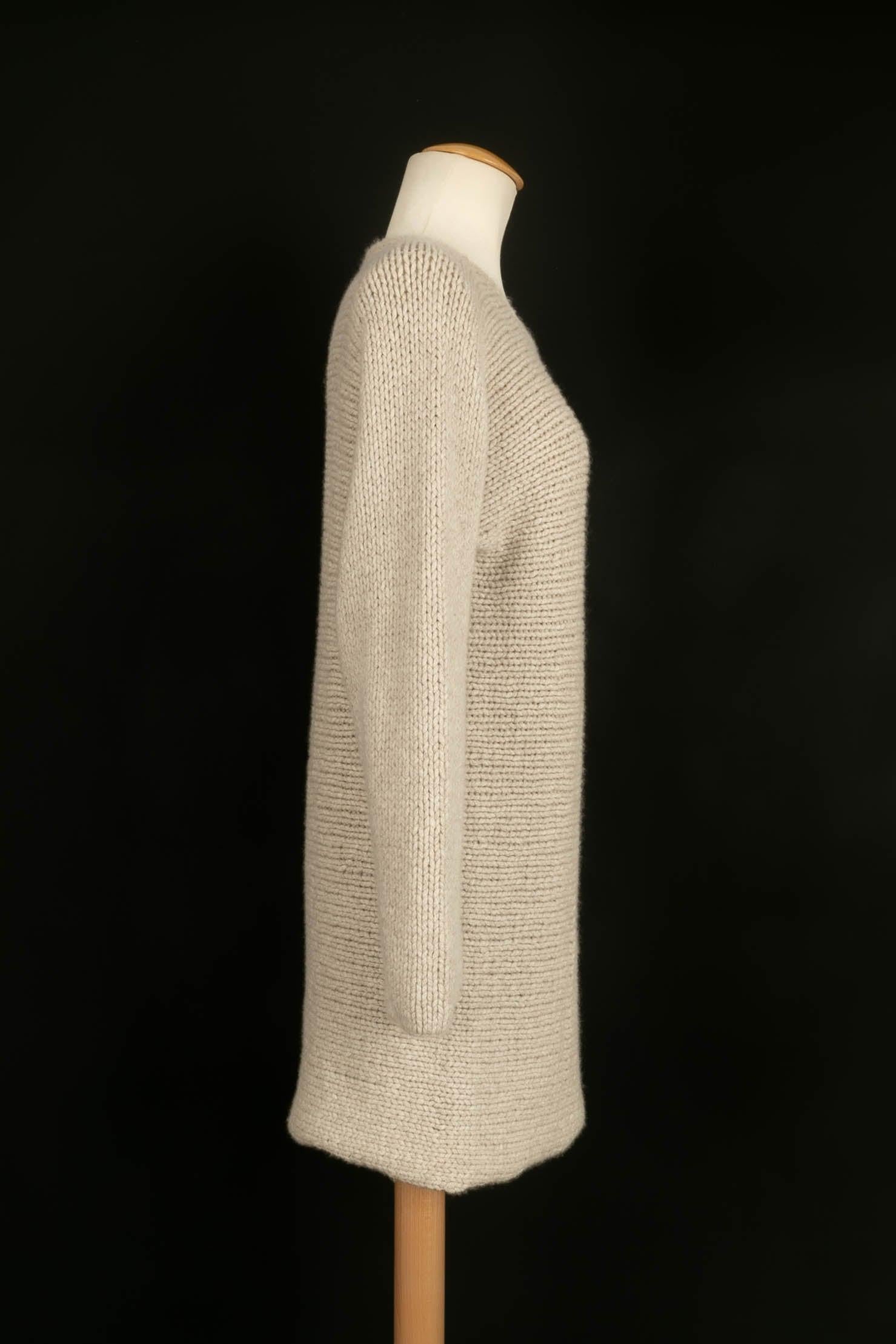 Women's Hermès Beige Cashmere Sweater Dress