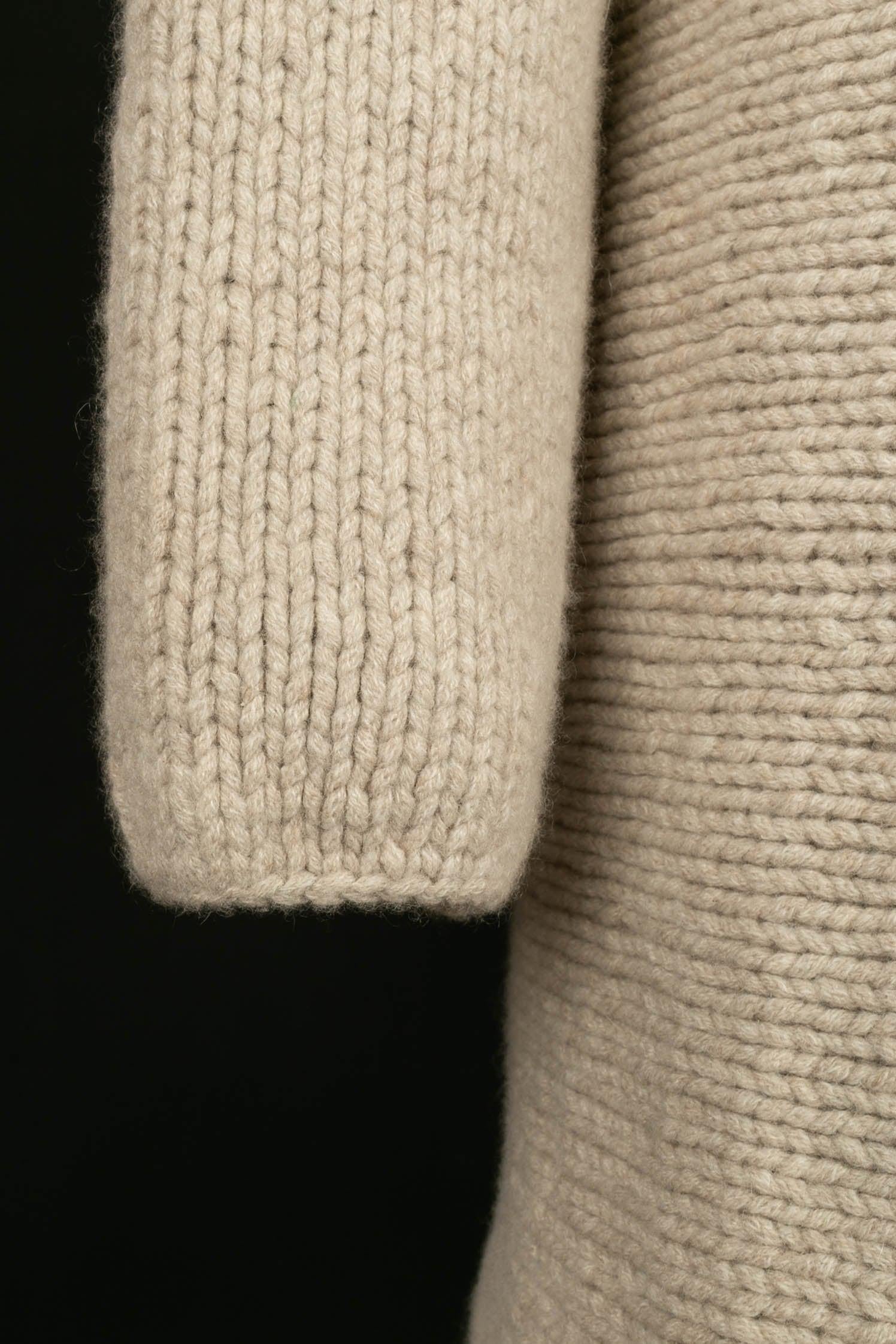 Hermès Beige Cashmere Sweater Dress 2